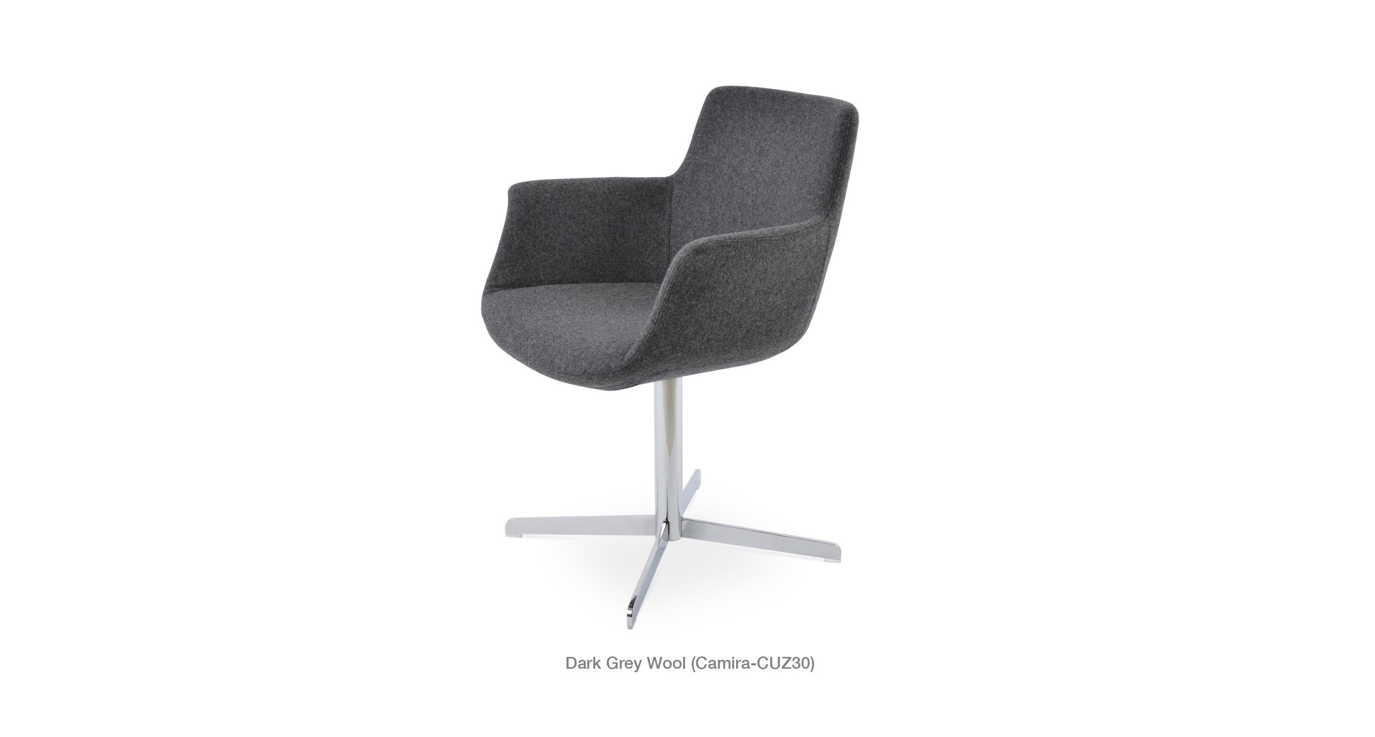 dark grey wool