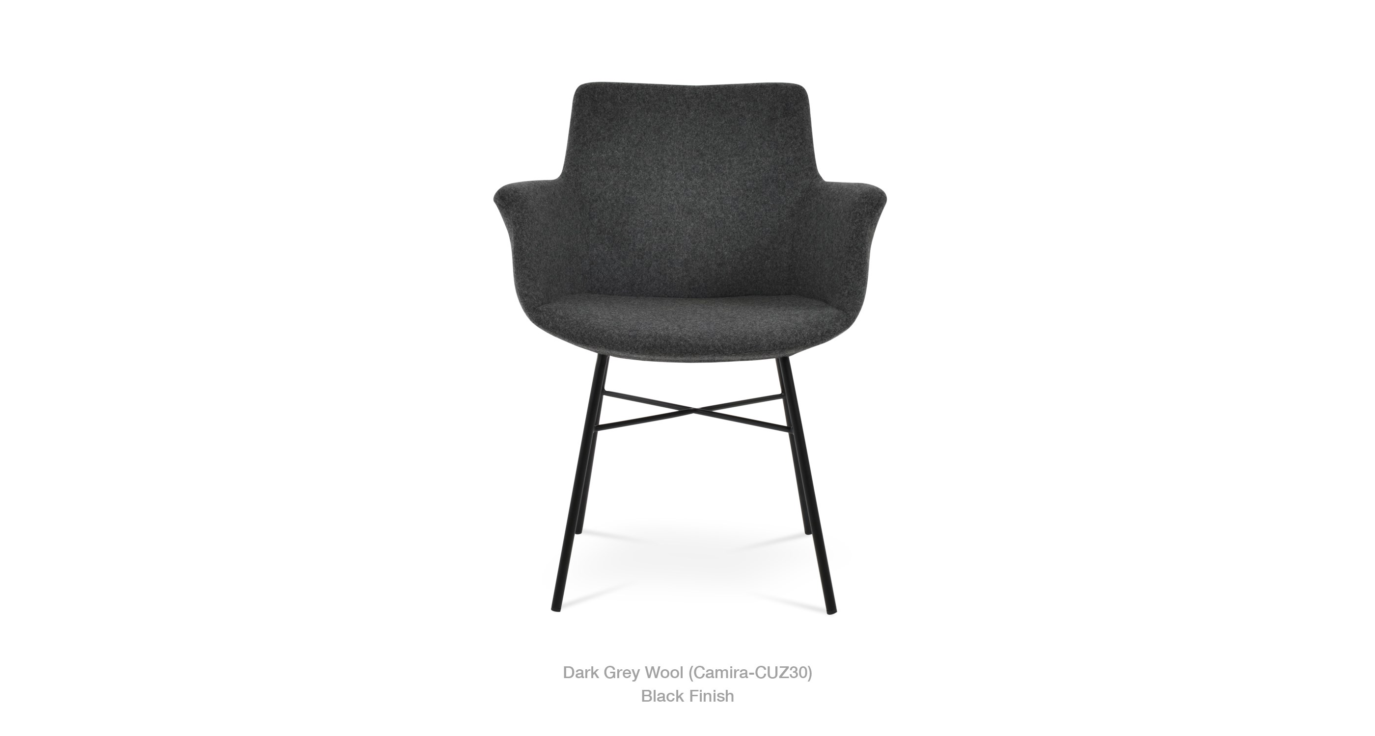 dark grey wool