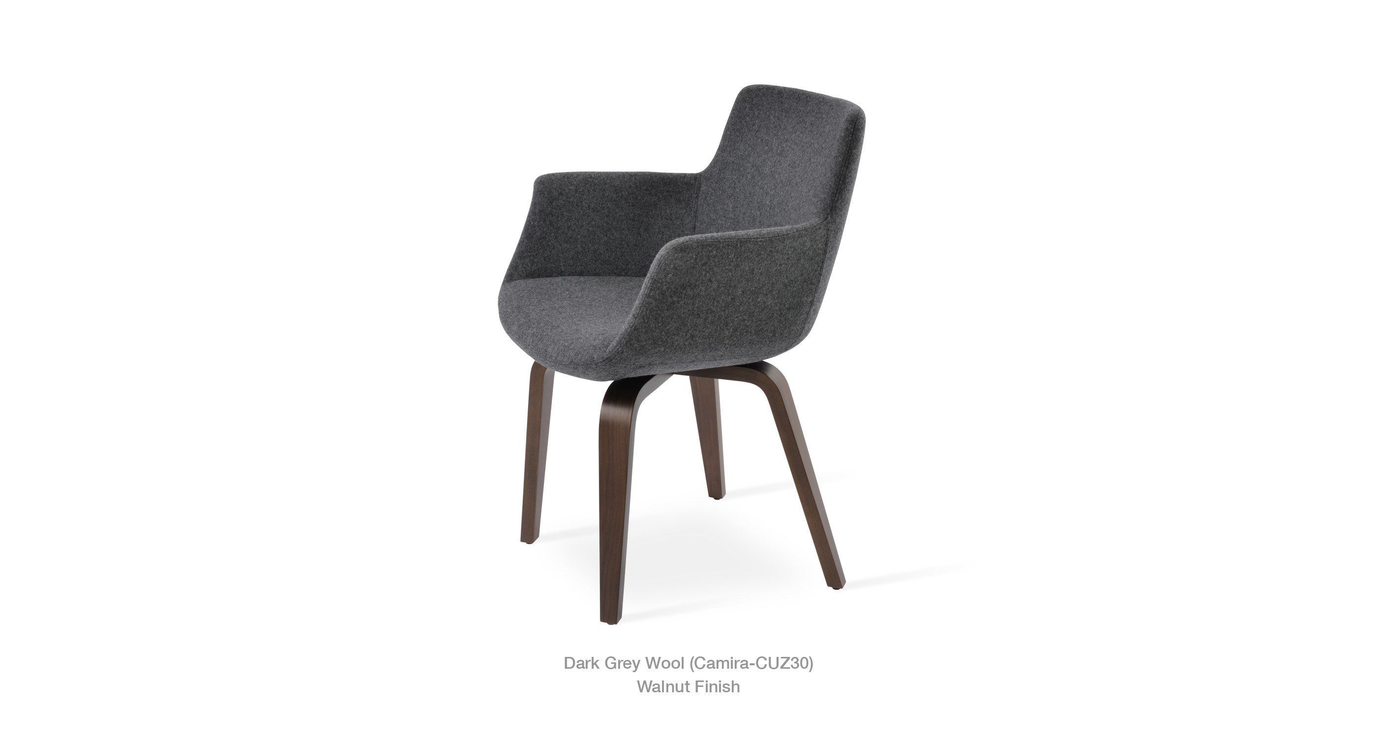 dark grey wool