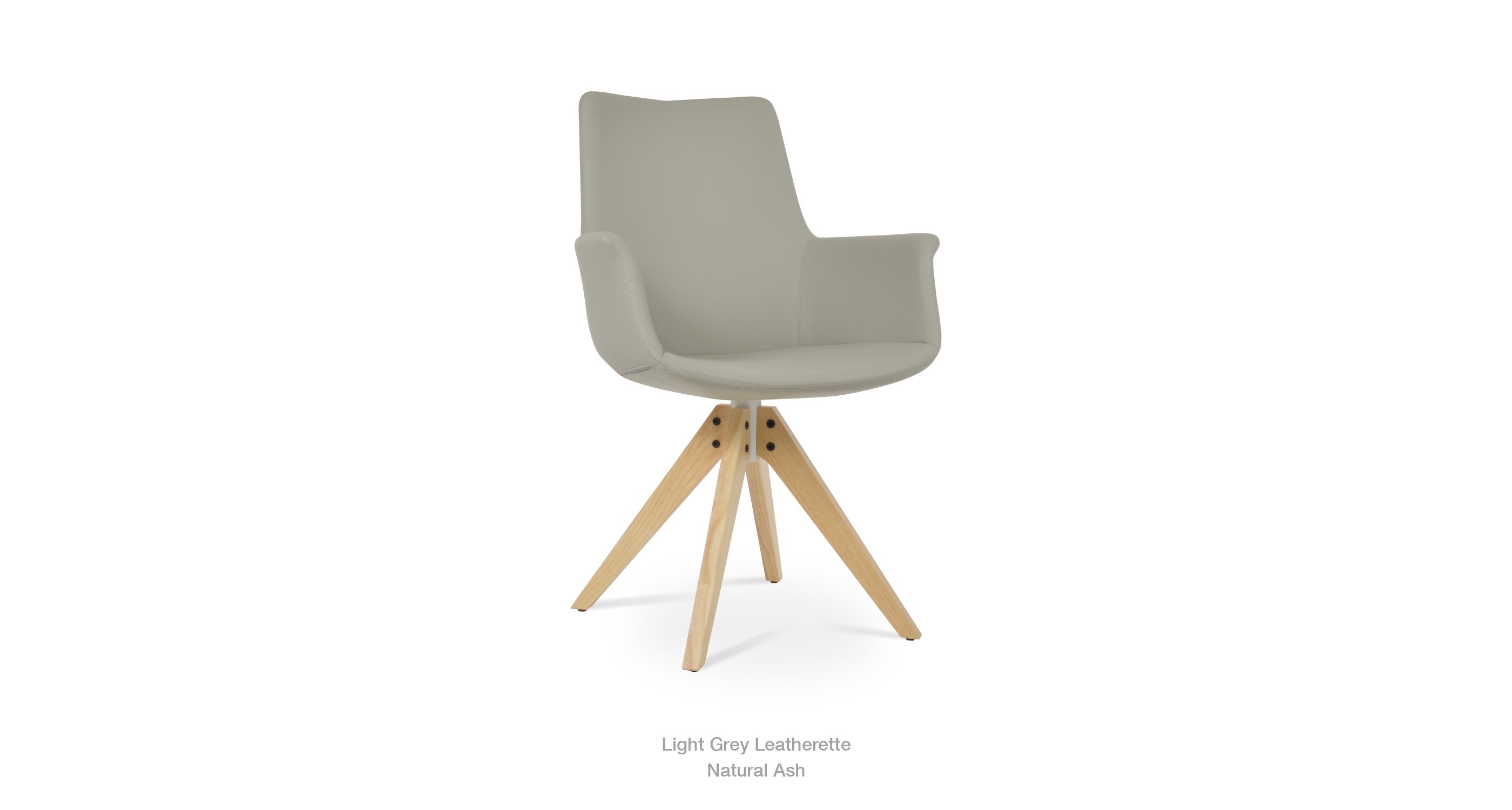 2020 04 06 Bottega Arm Pyramid Light Grey Leatherette