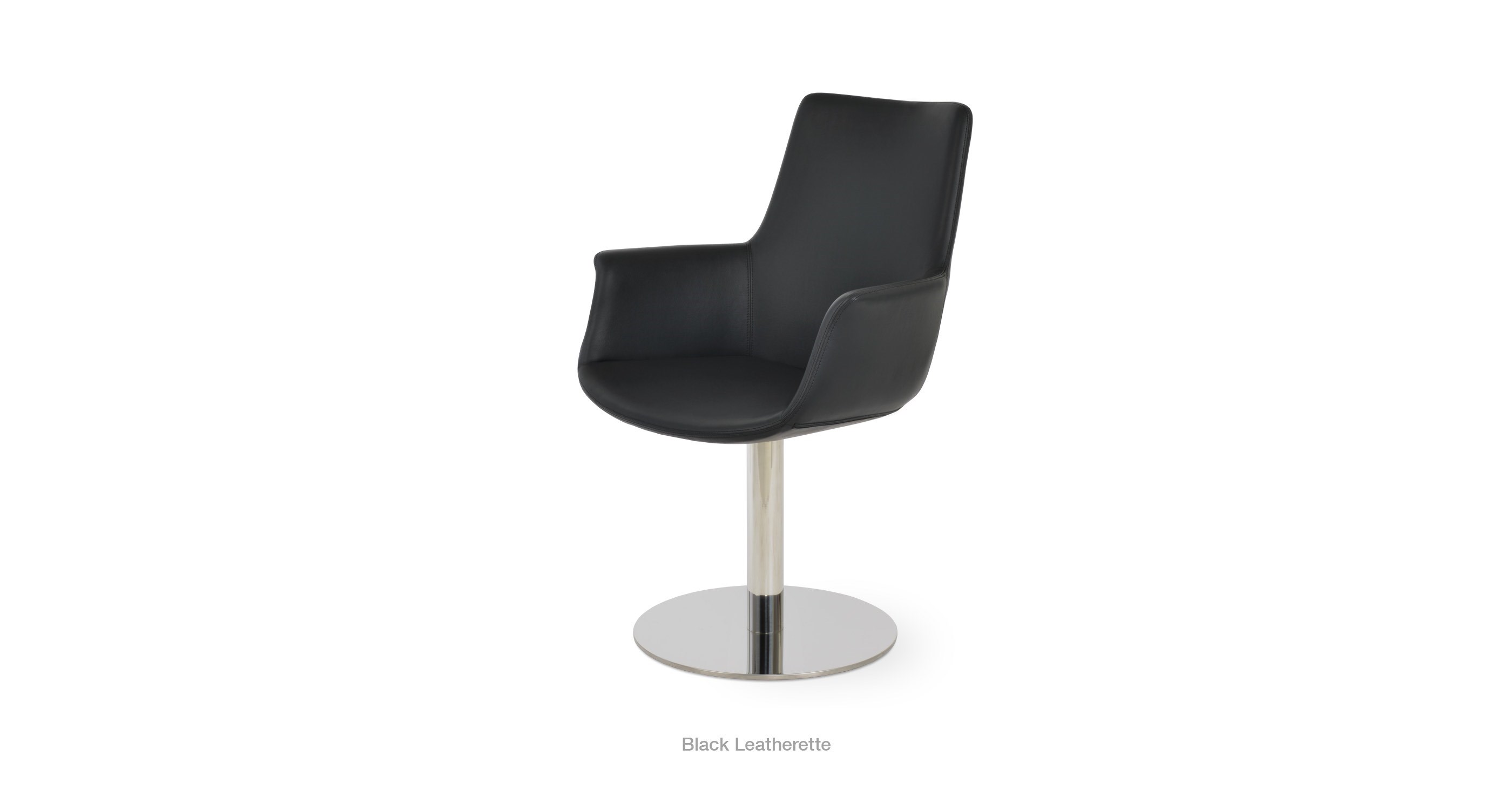 2020 04 06 Bottega Arm Hb Round Hb Black Leatherette