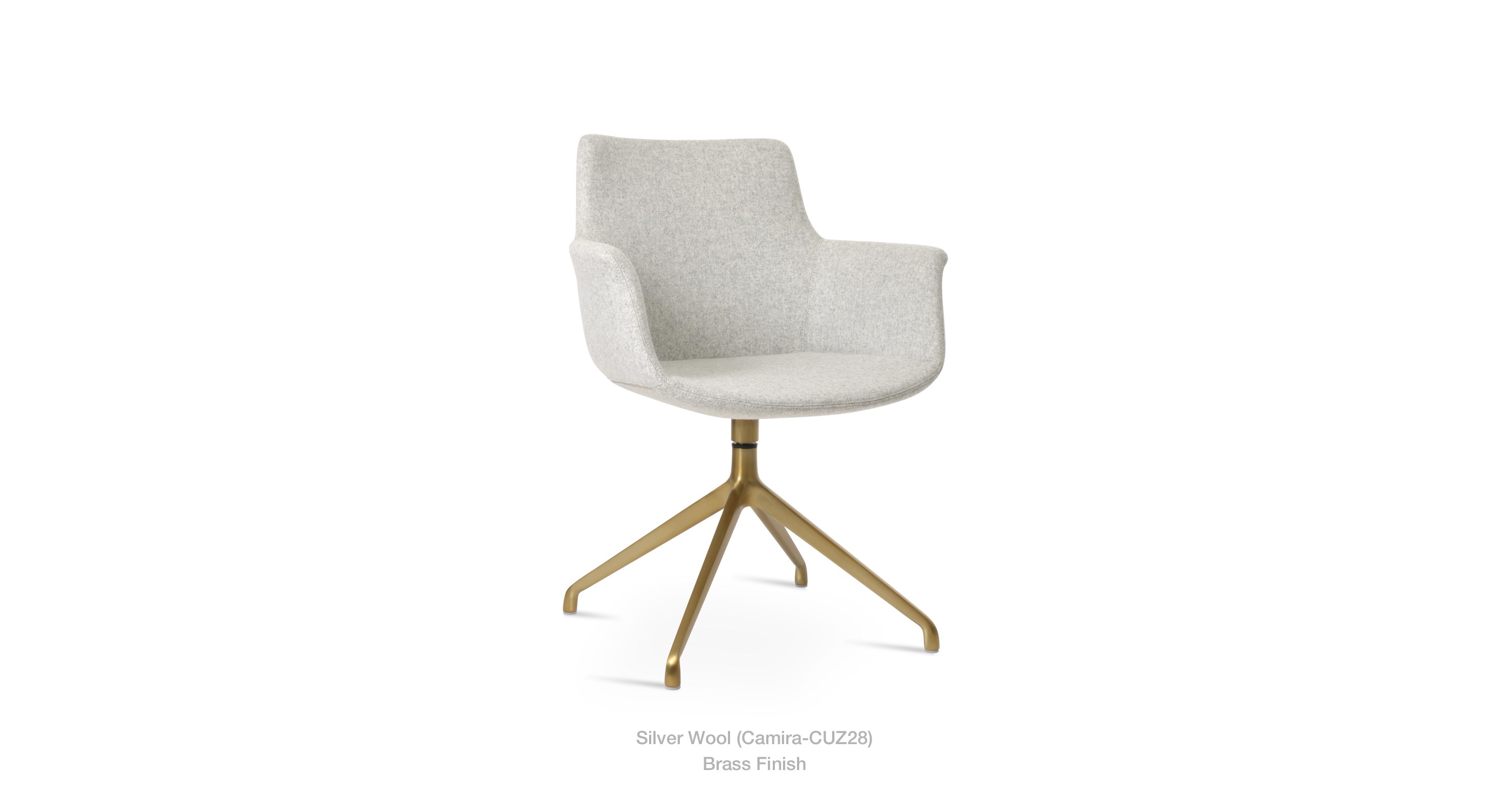 silver wool - brass