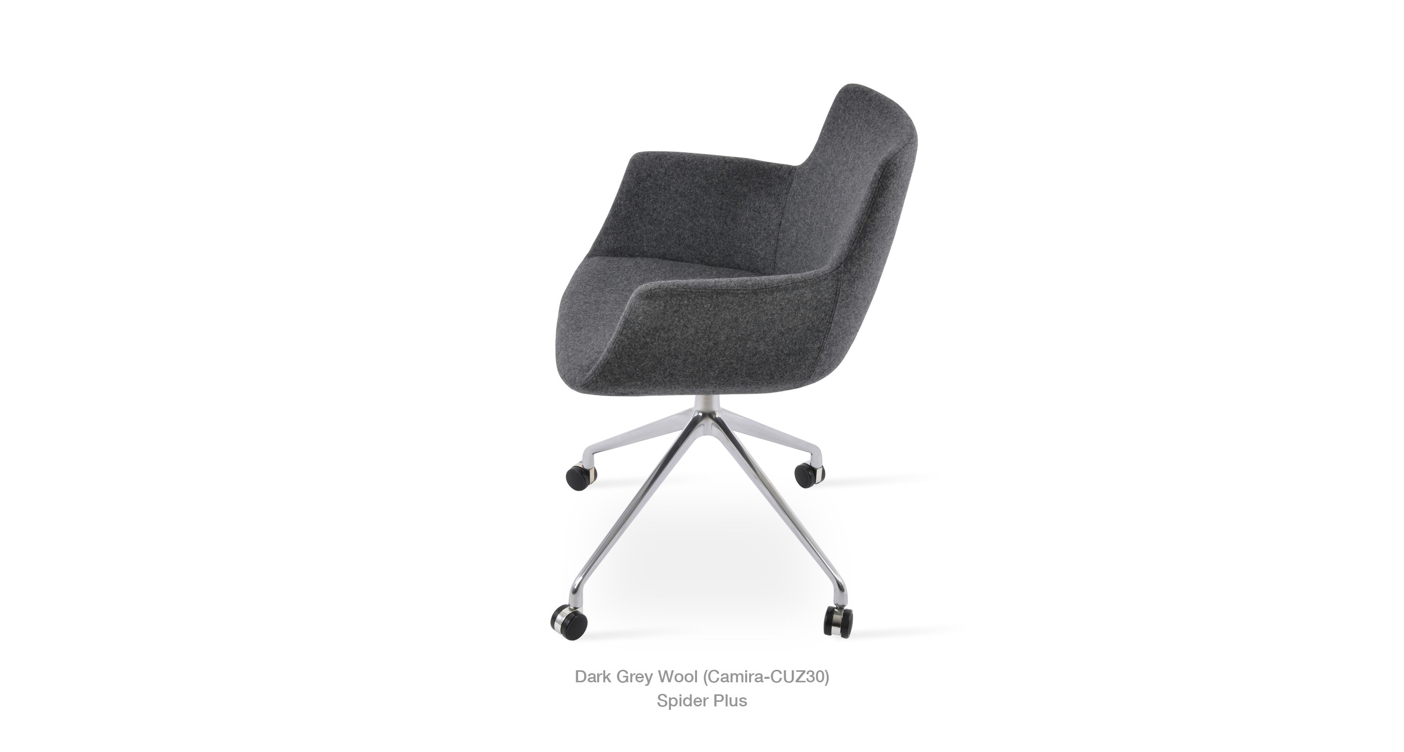 dark grey wool