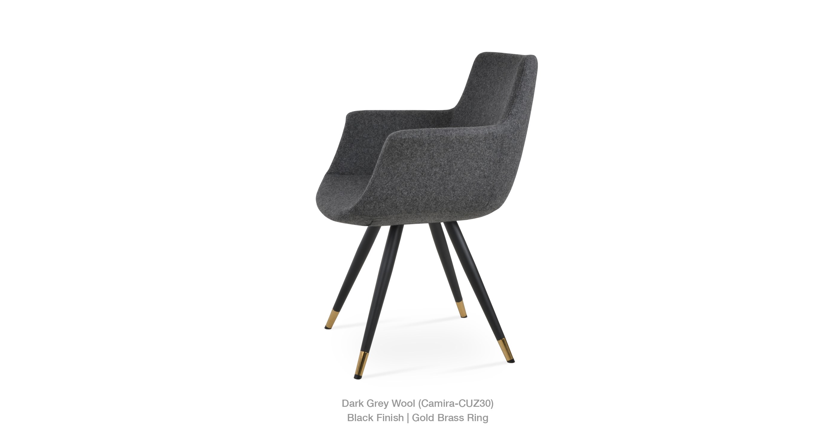 dark grey wool