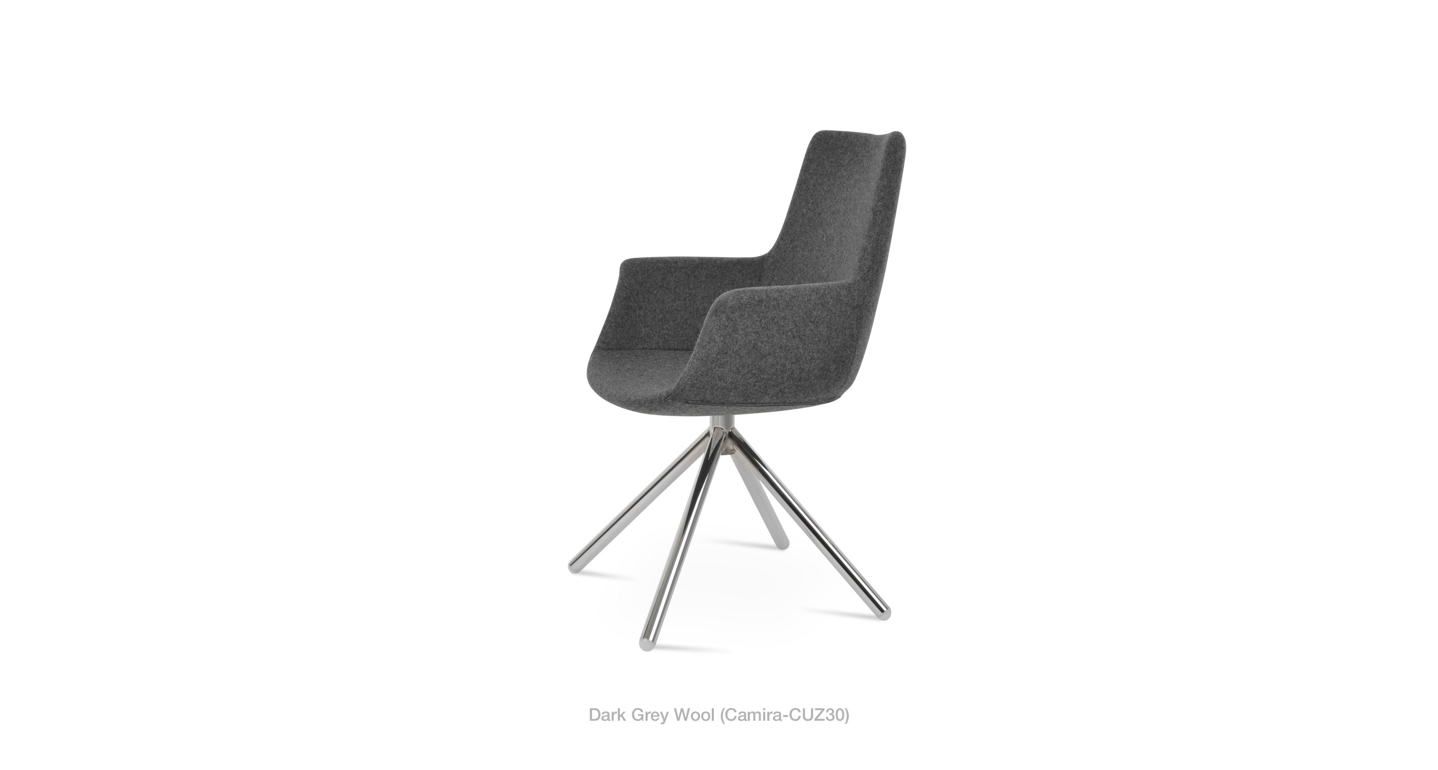 dark grey wool