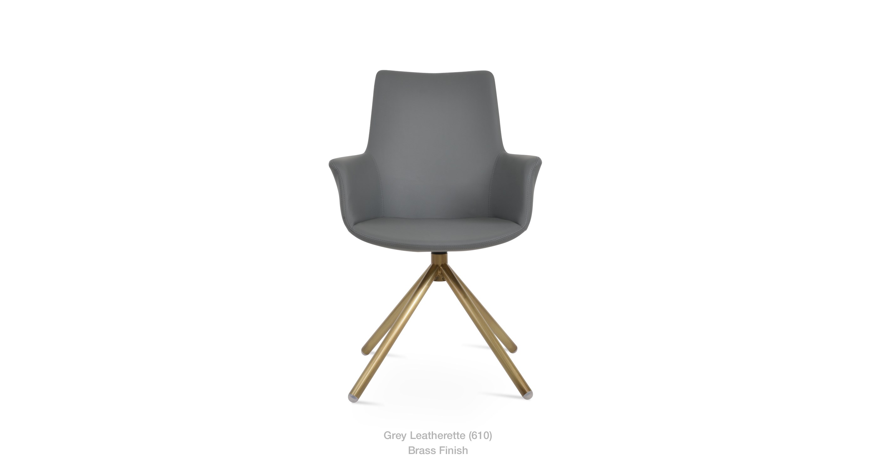 grey leatherette