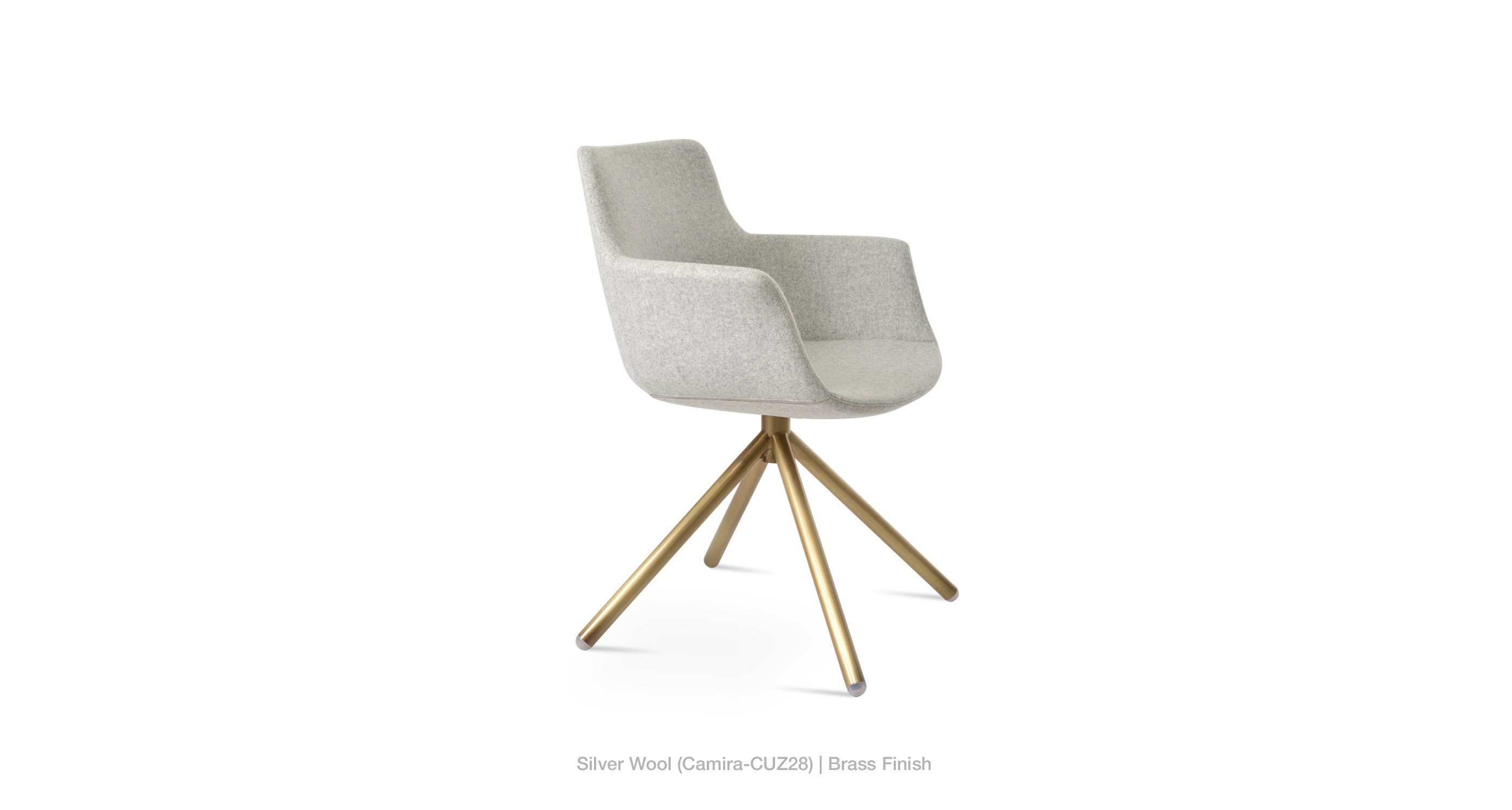 silver wool - brass