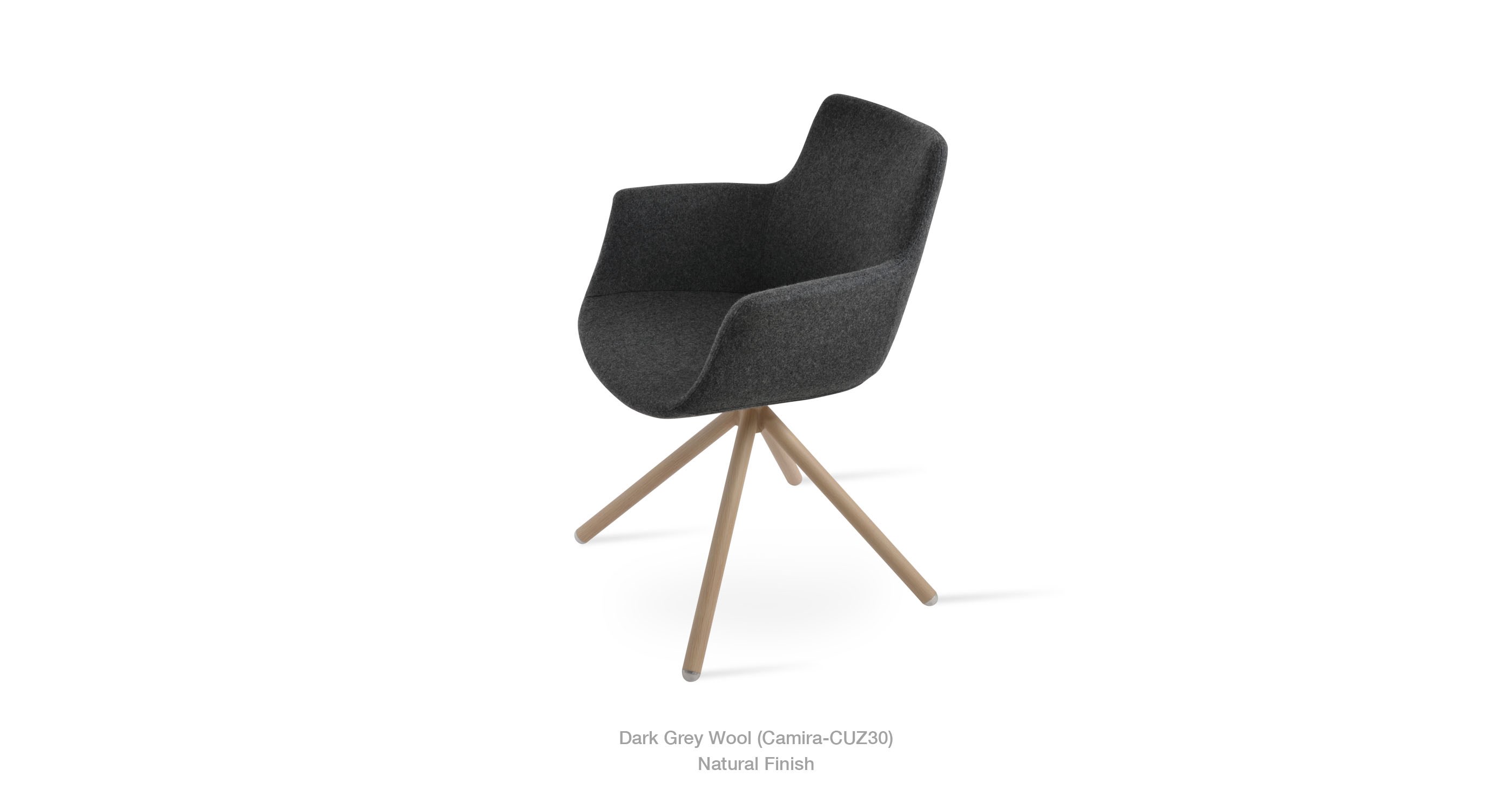 dark grey wool