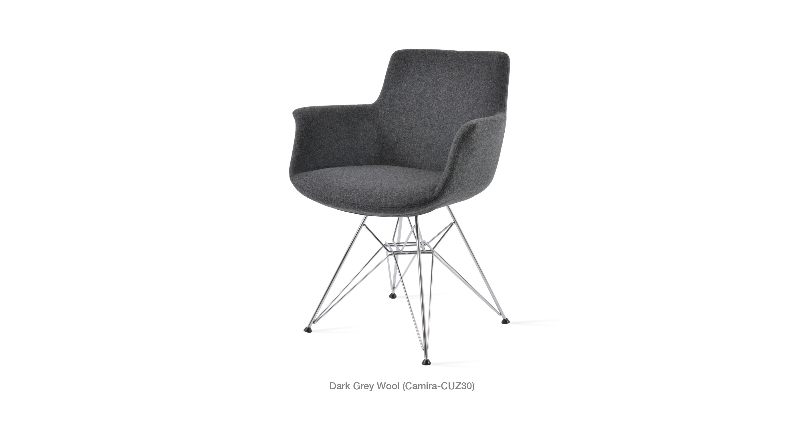 dark grey wool