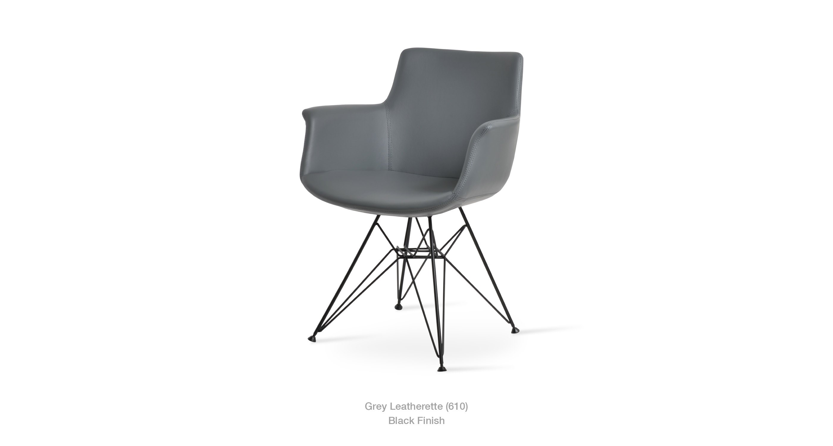 grey leatherette
