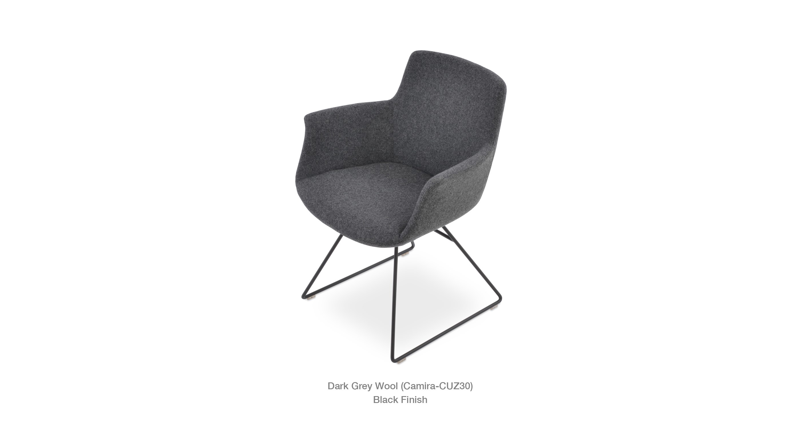 dark grey wool