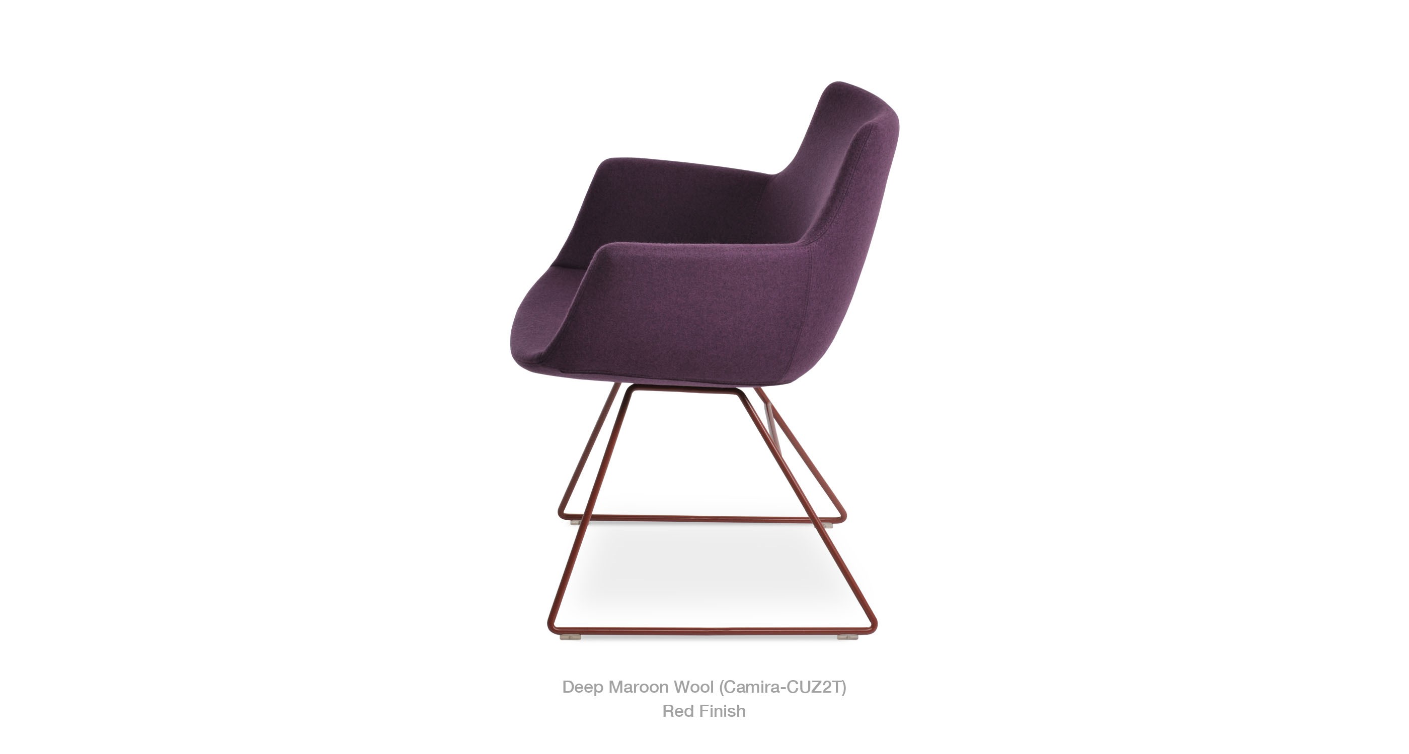 deep maroon