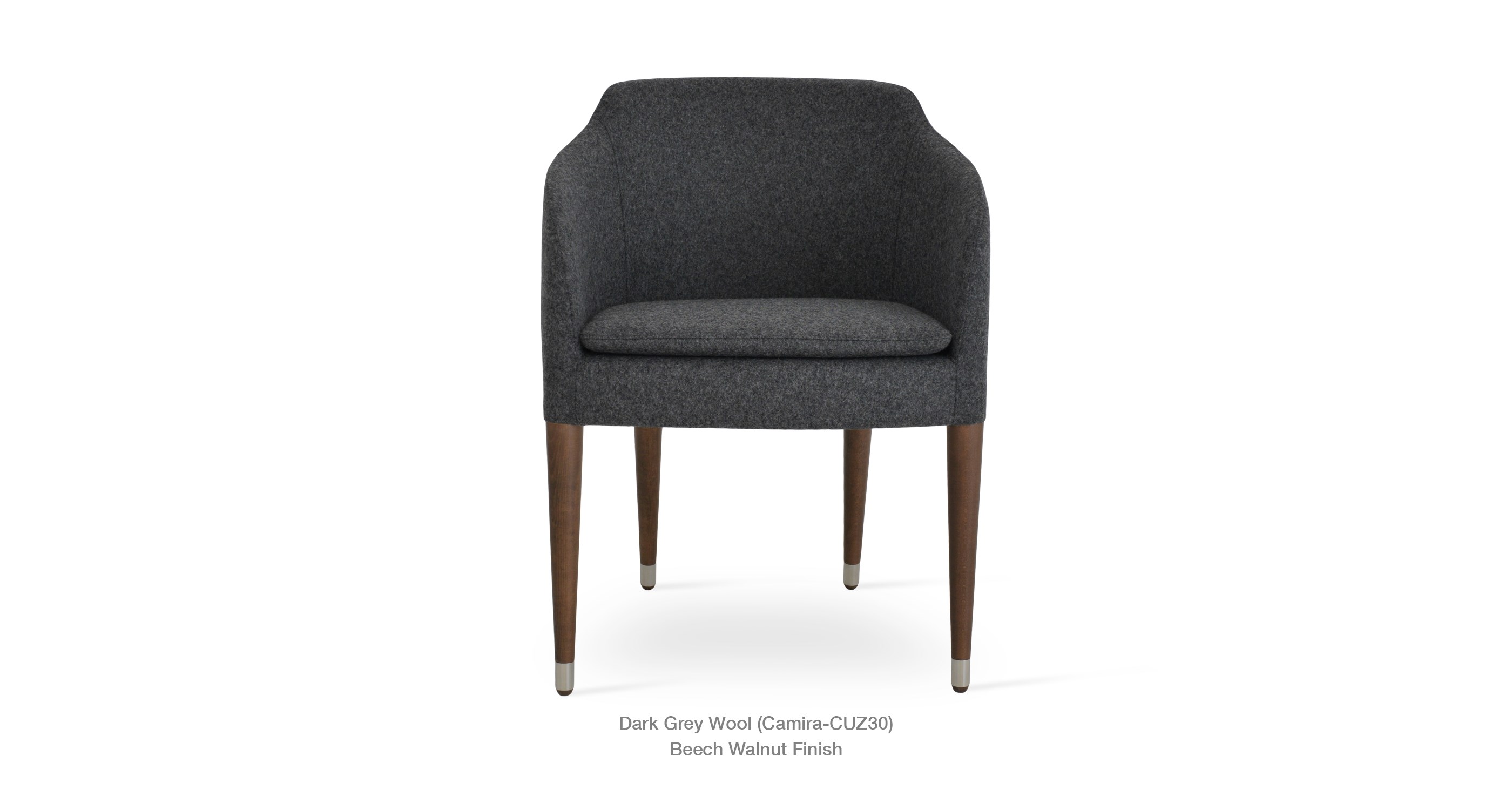 dark grey wool