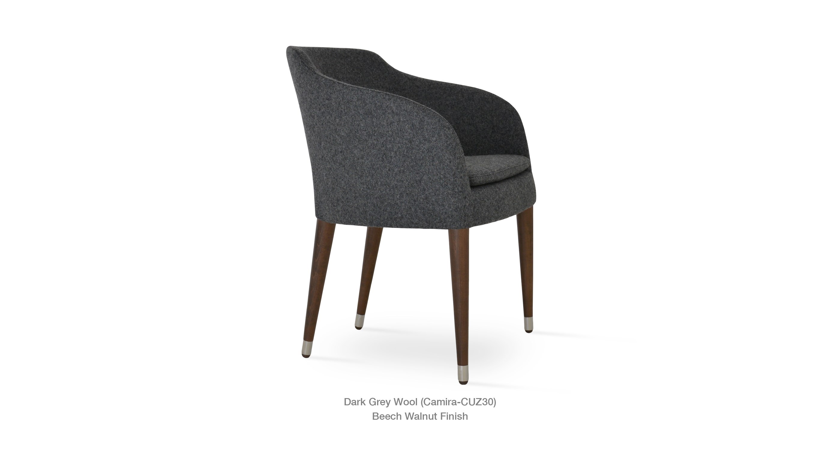 dark grey wool