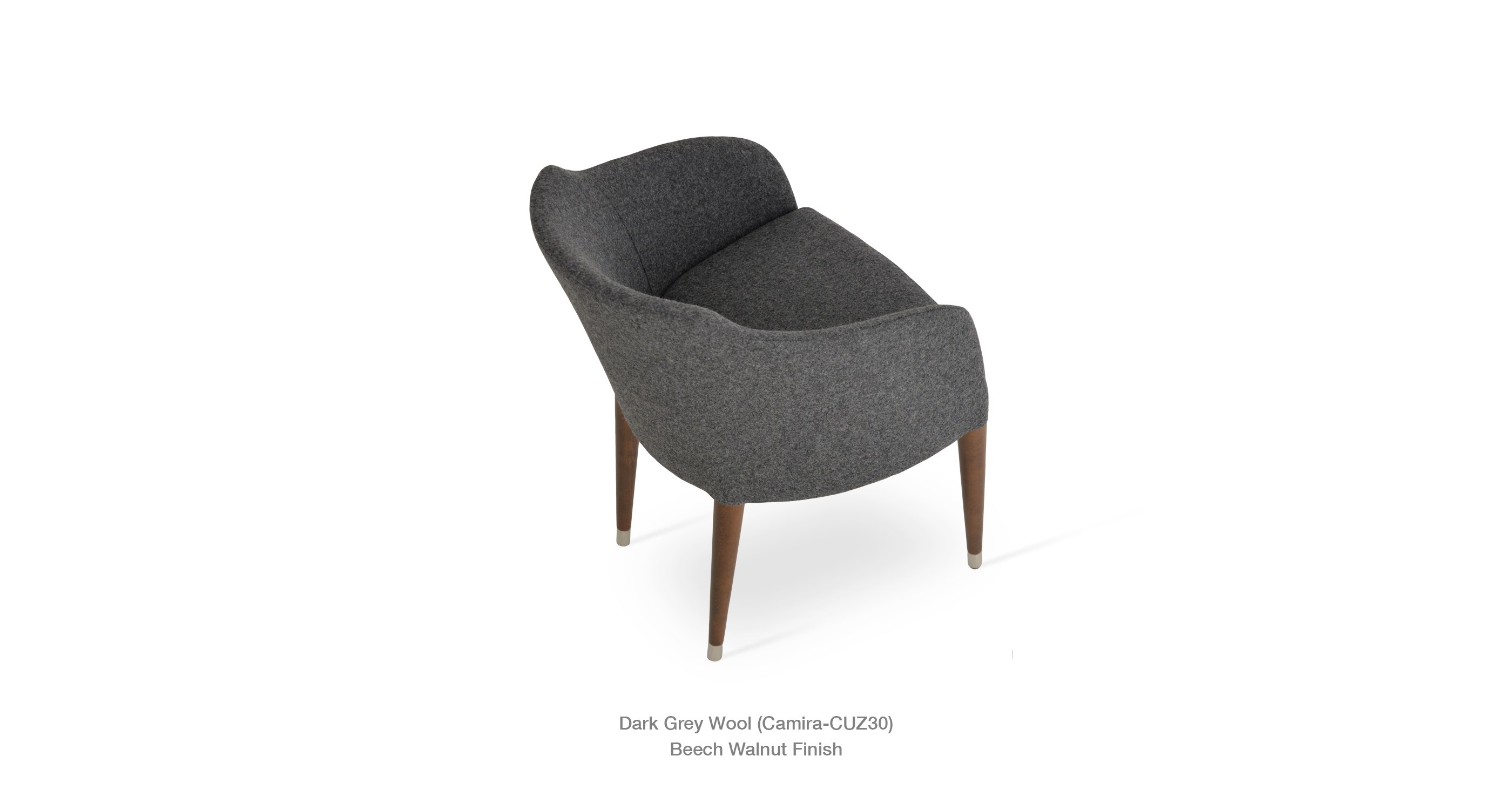 dark grey wool