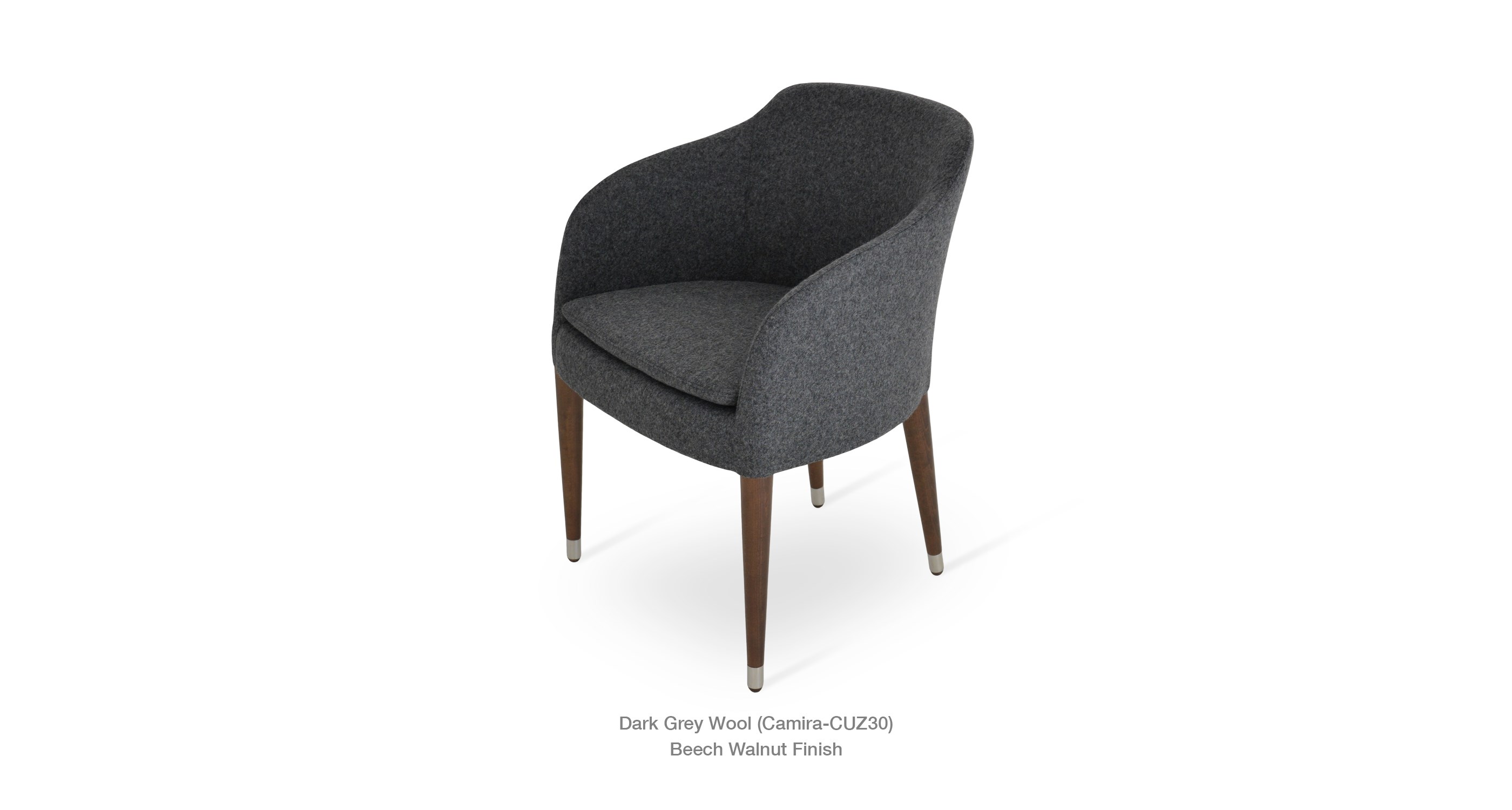 dark grey wool