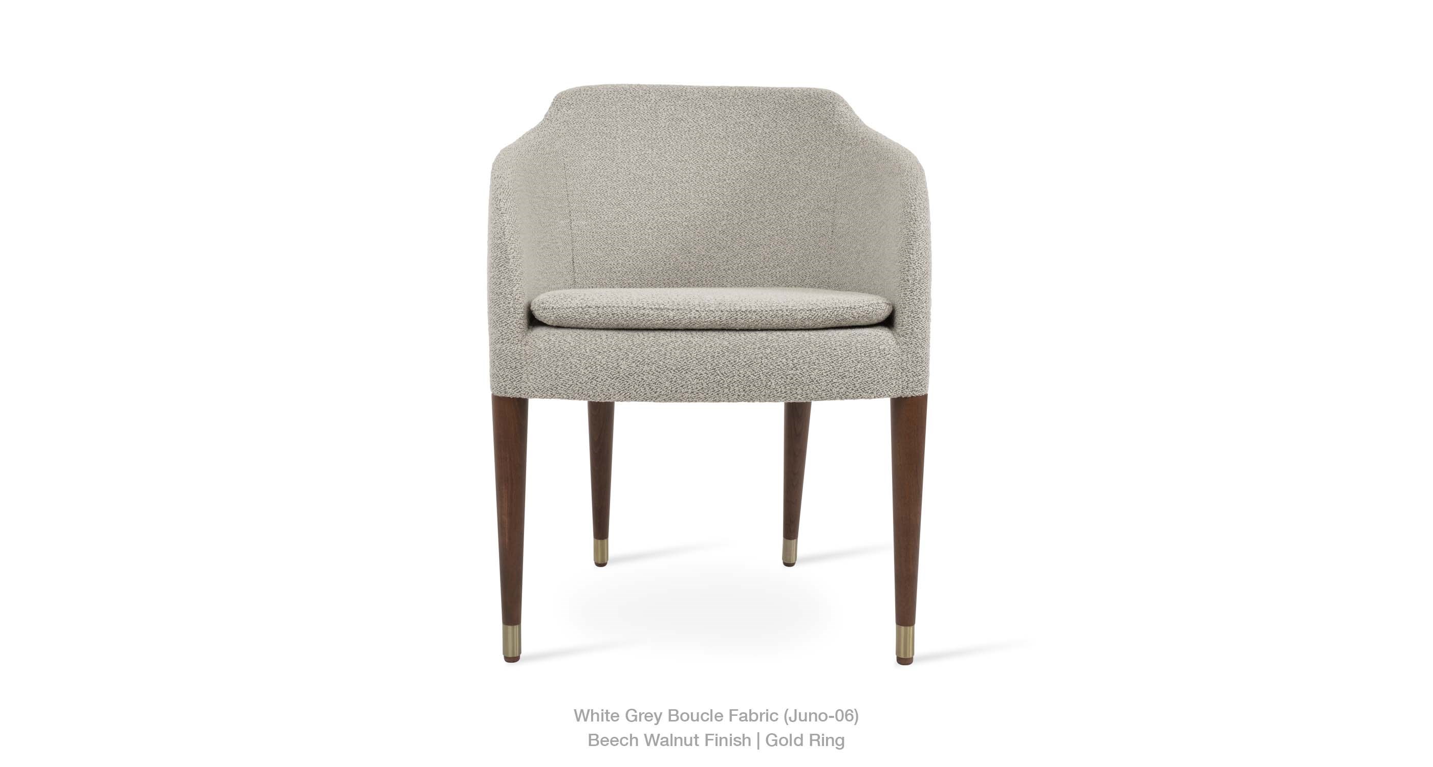white grey boucle
