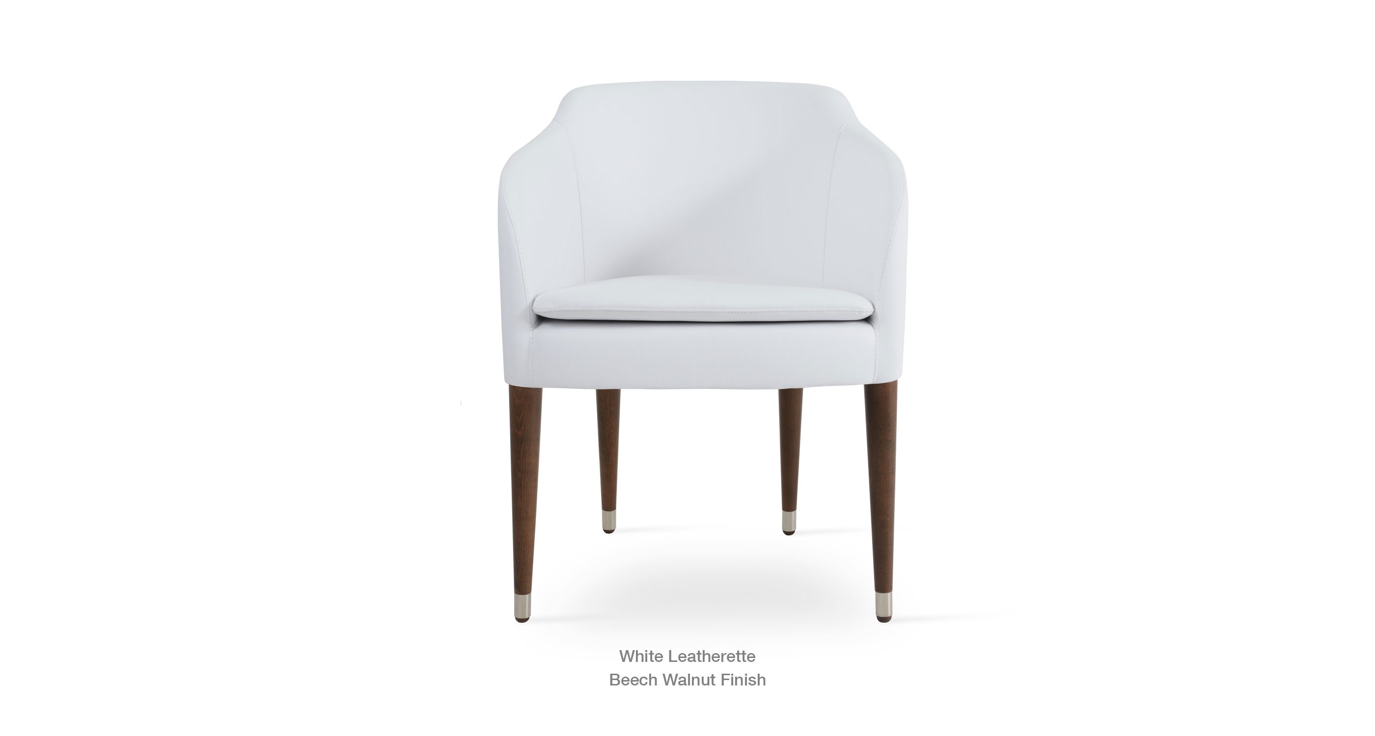 white leatherette