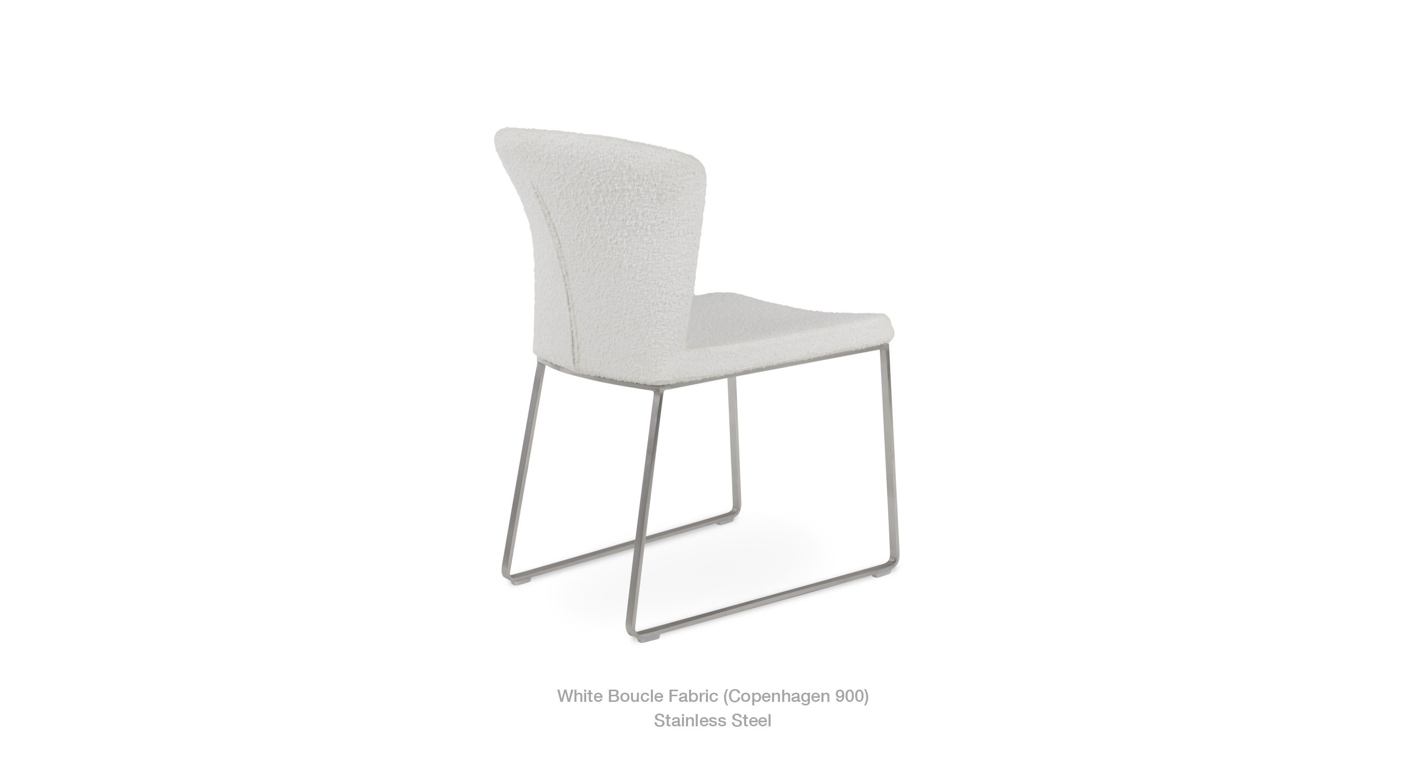 white boucle