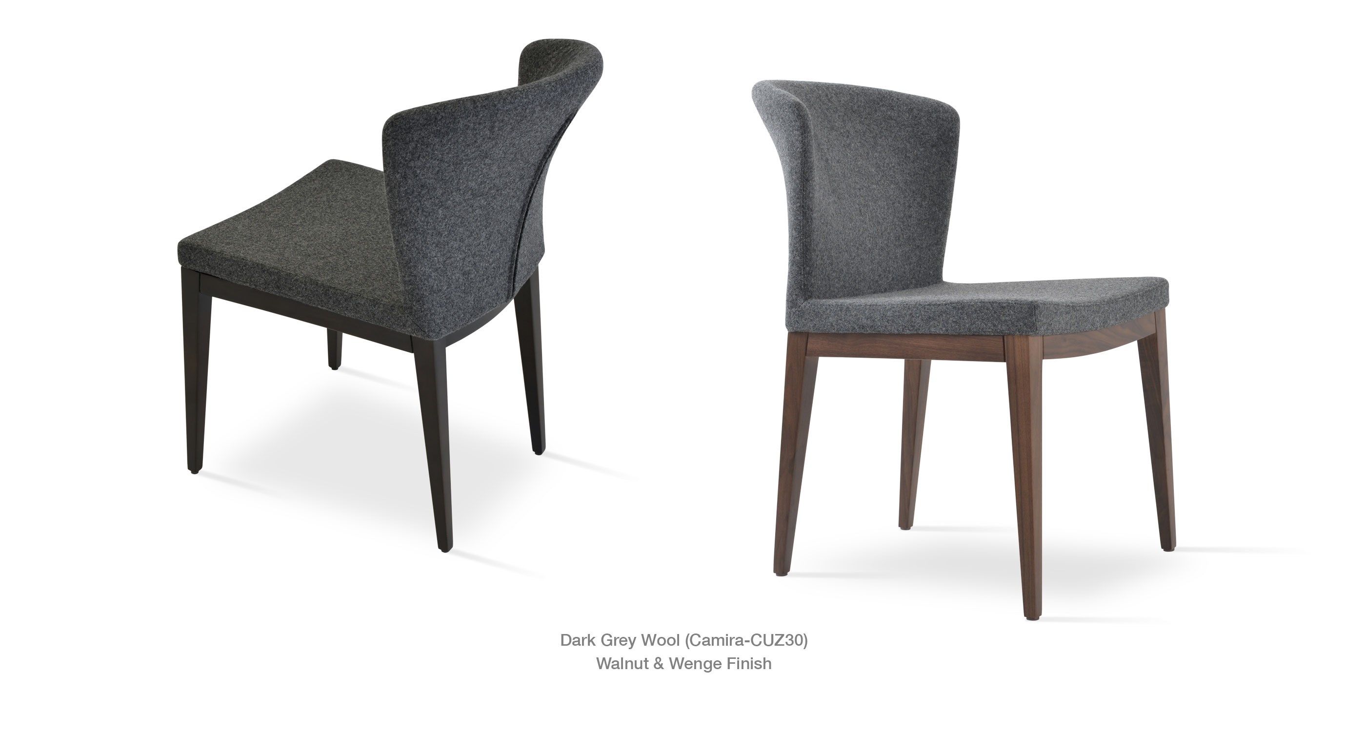 Capri Wood Dark Grey Wool