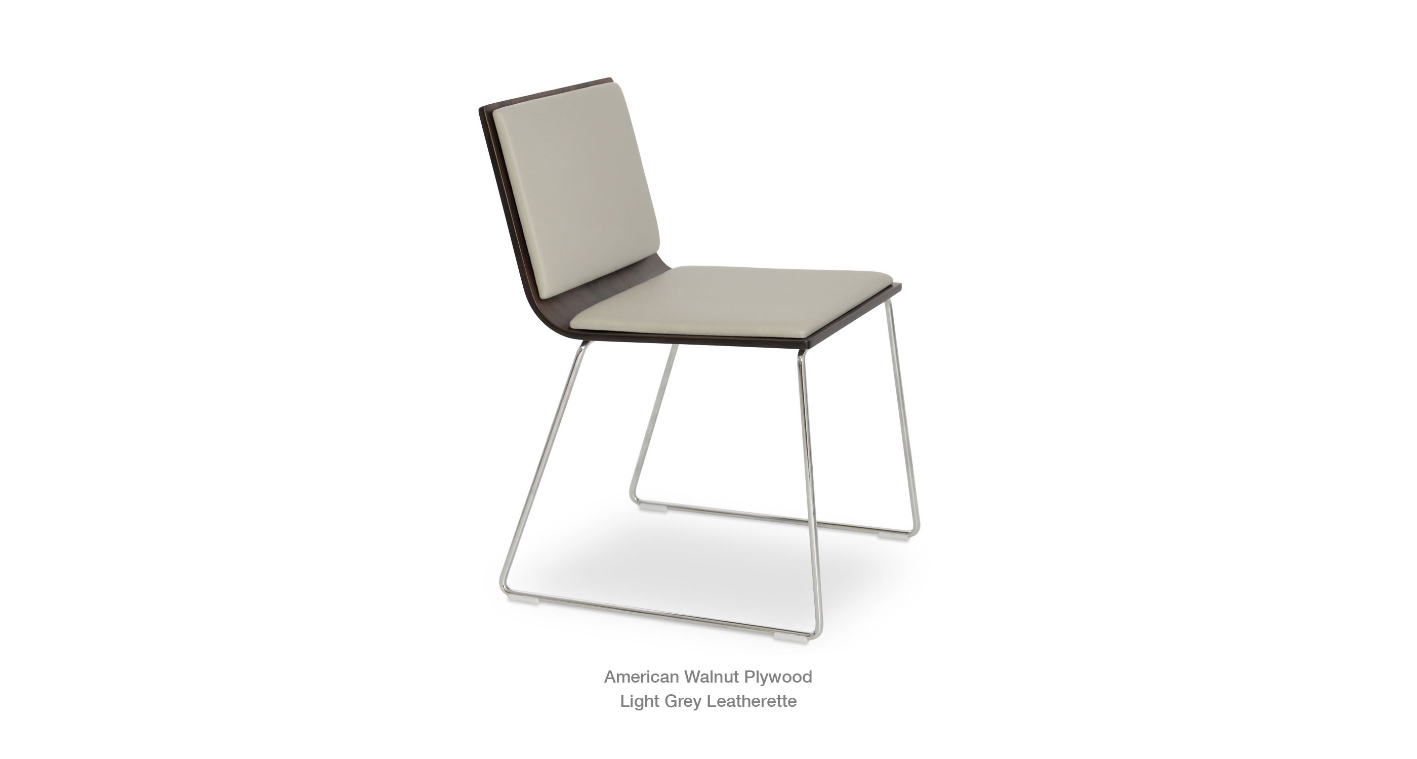 Corona Wire Dining Light Grey Leathertte