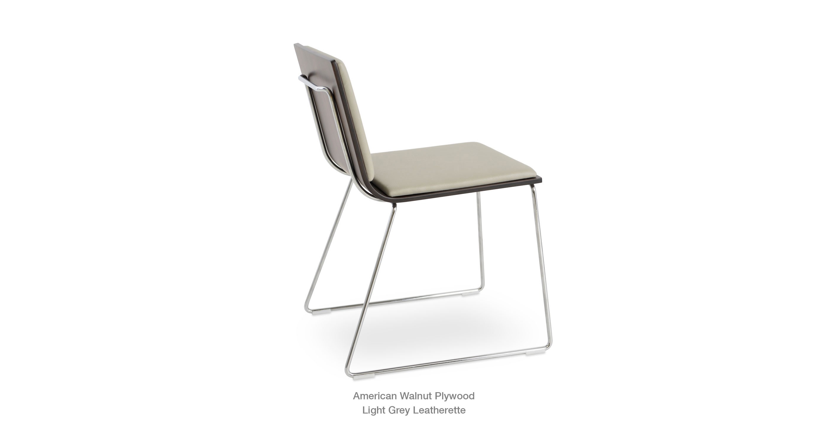 Corona Wire Handle Light Grey Leatherette 