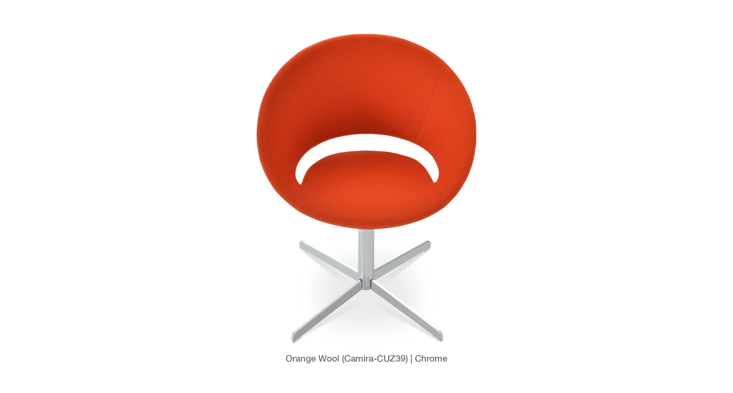 Crescent 4 Star Orange Wool