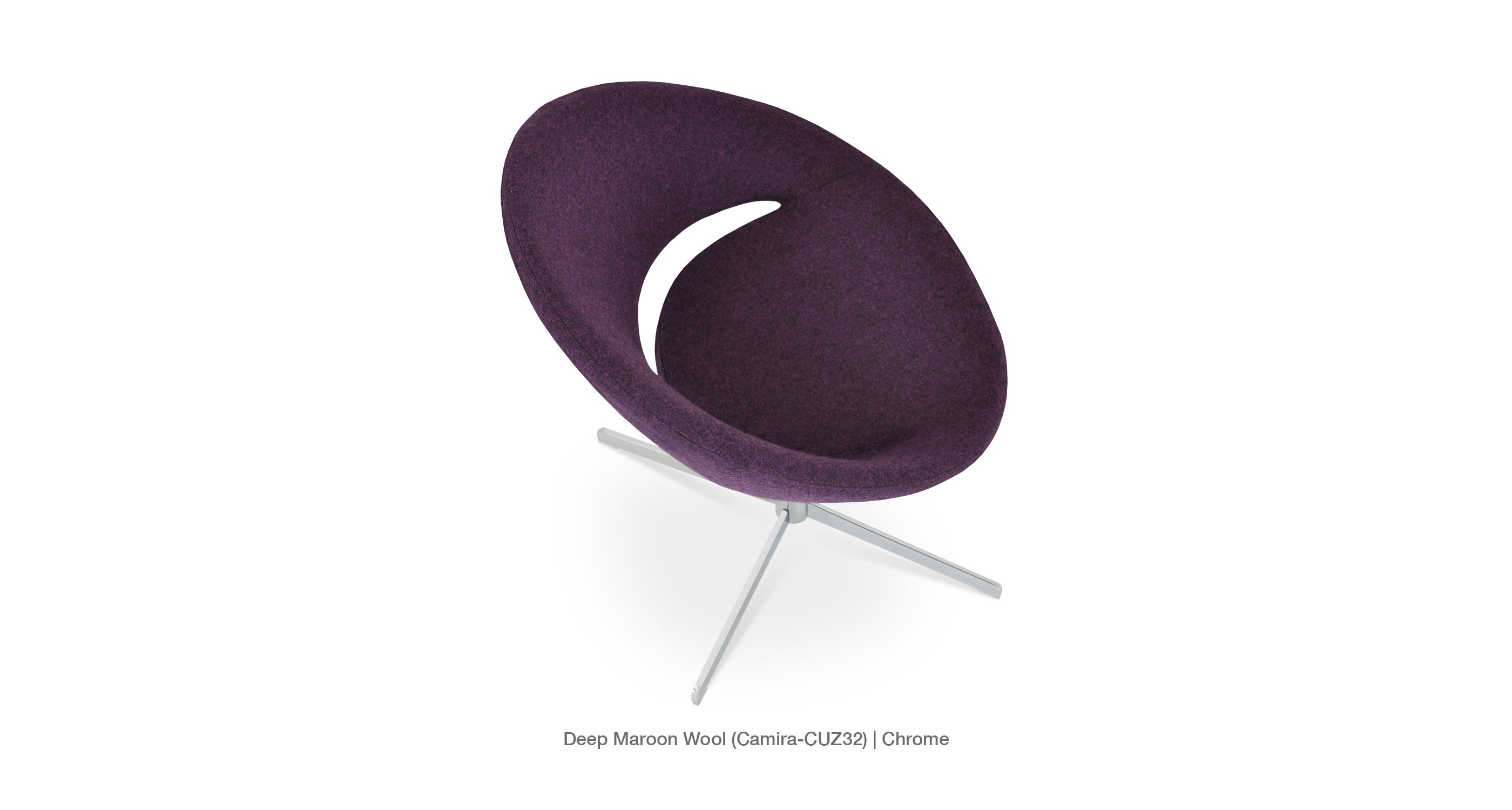 Crescent 4 Star Deep Maroon