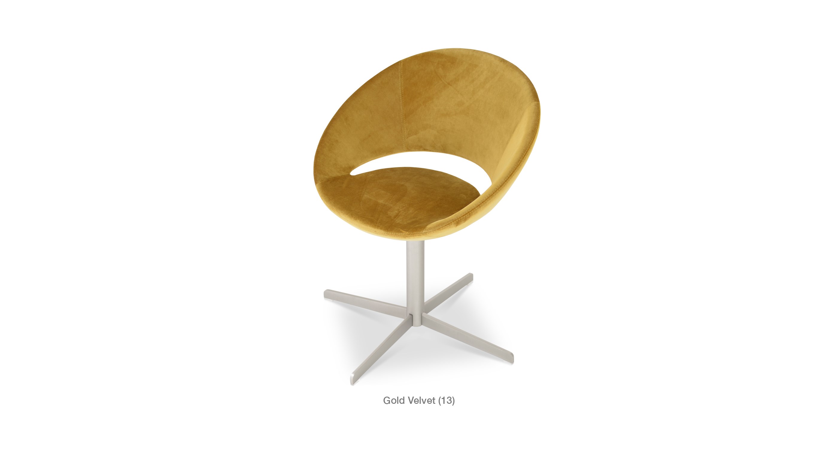 Crescent 4 Star Gold Velvet