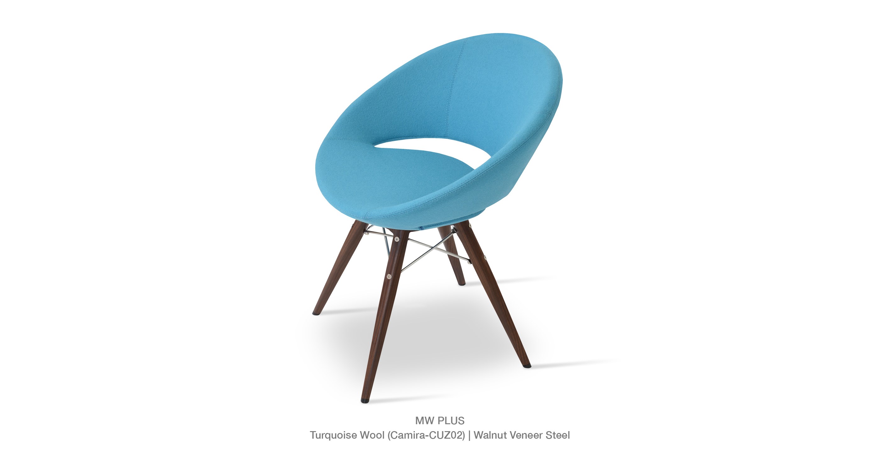 Crescent MW Turquoise Camira Wool