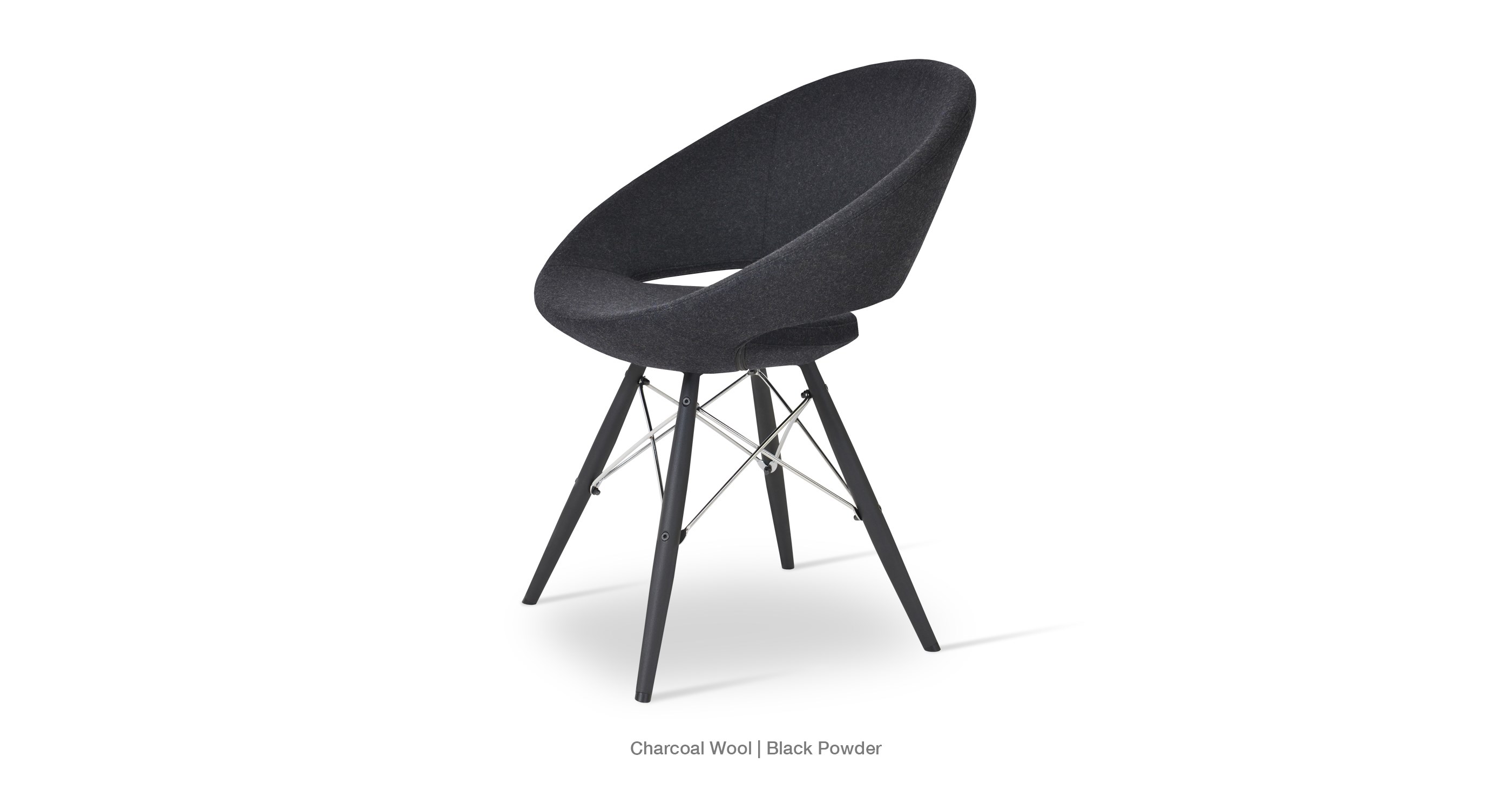 Crescent MW Charcoal Wool