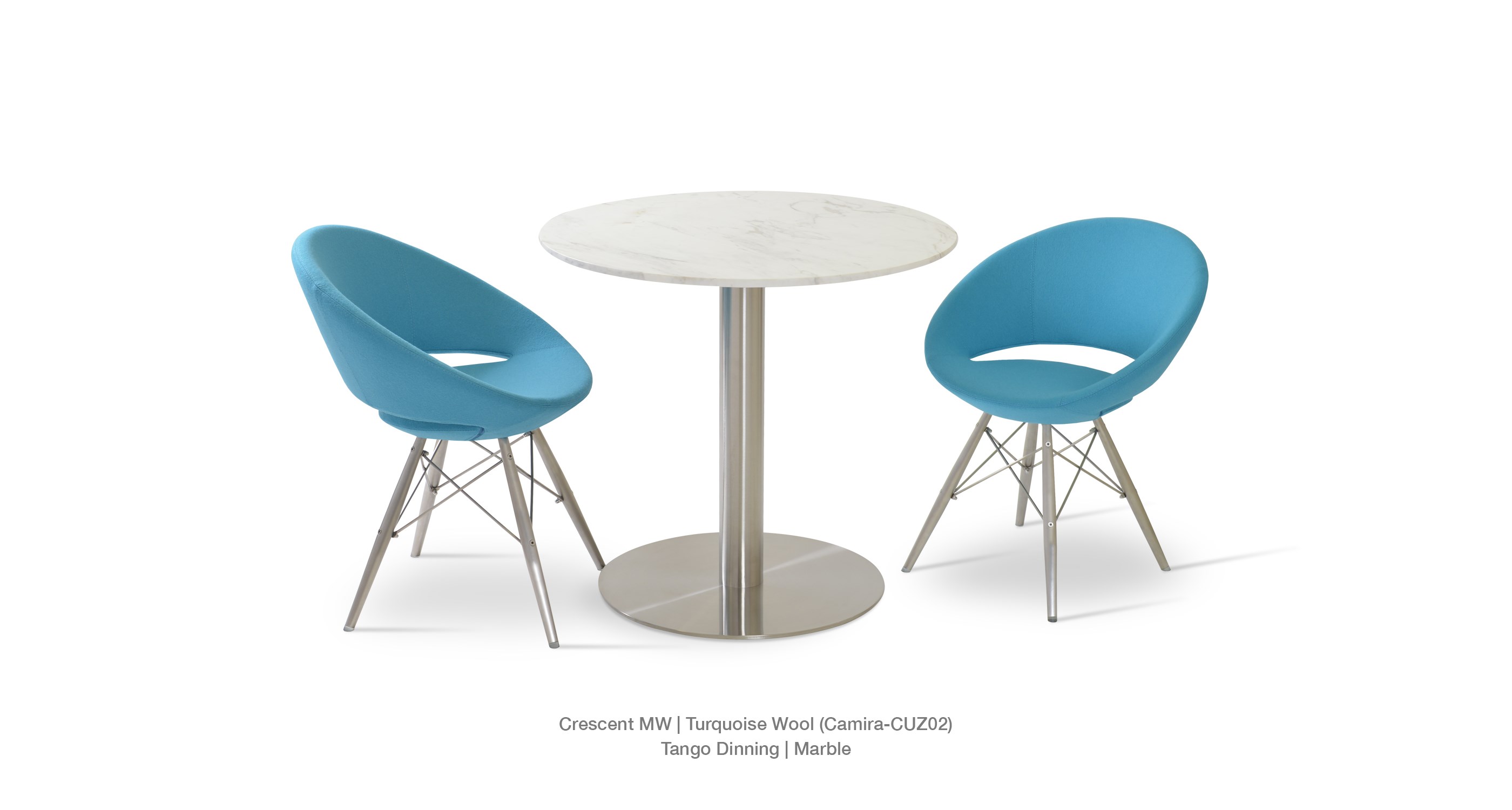 Crescent MW Turquoise Camira - Tango Marble