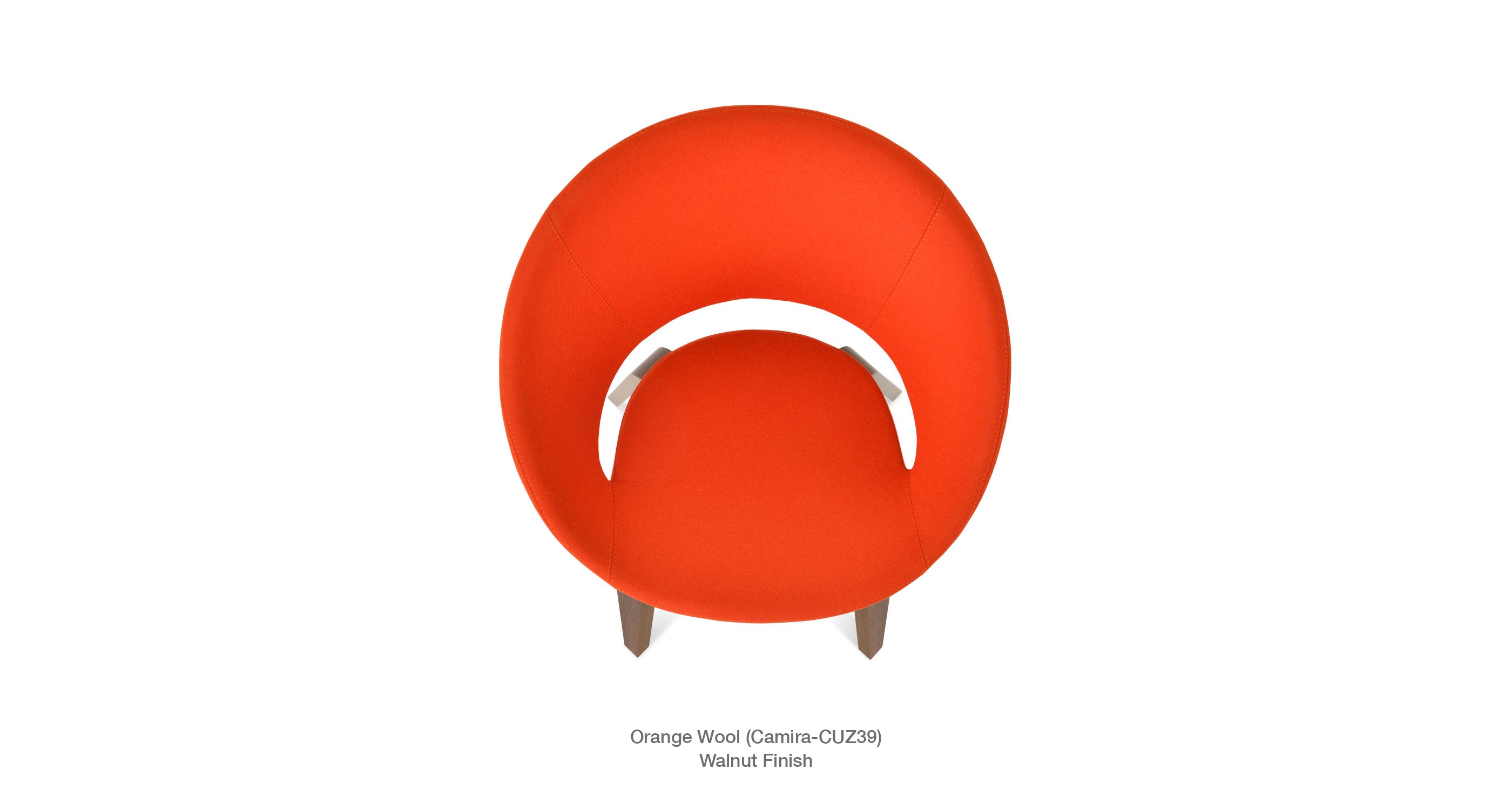 Crescent Plywood Orange - close