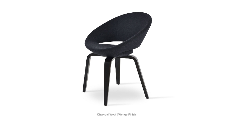 Crescent Plywood Charcoal Wool