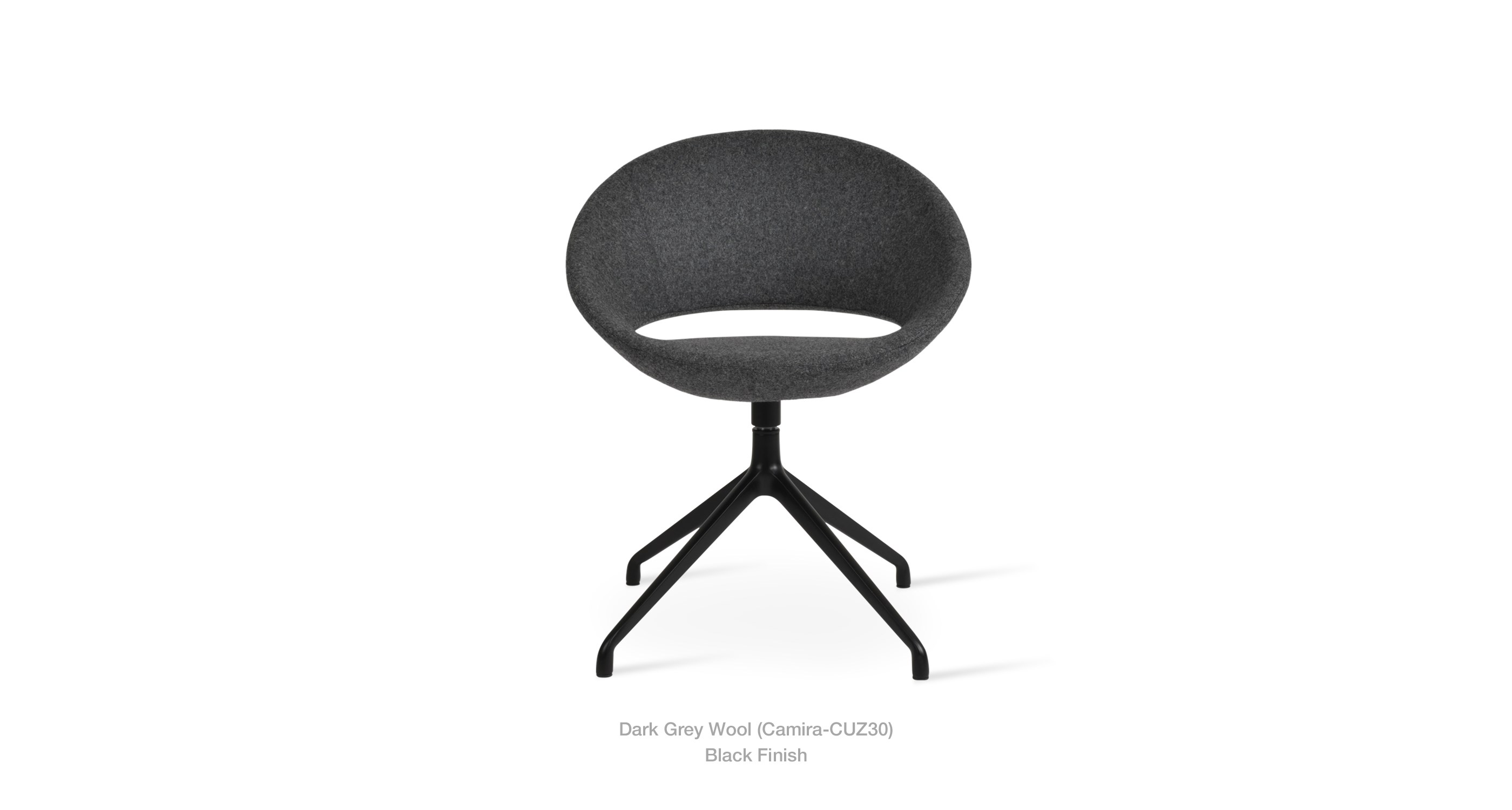 dark grey wool