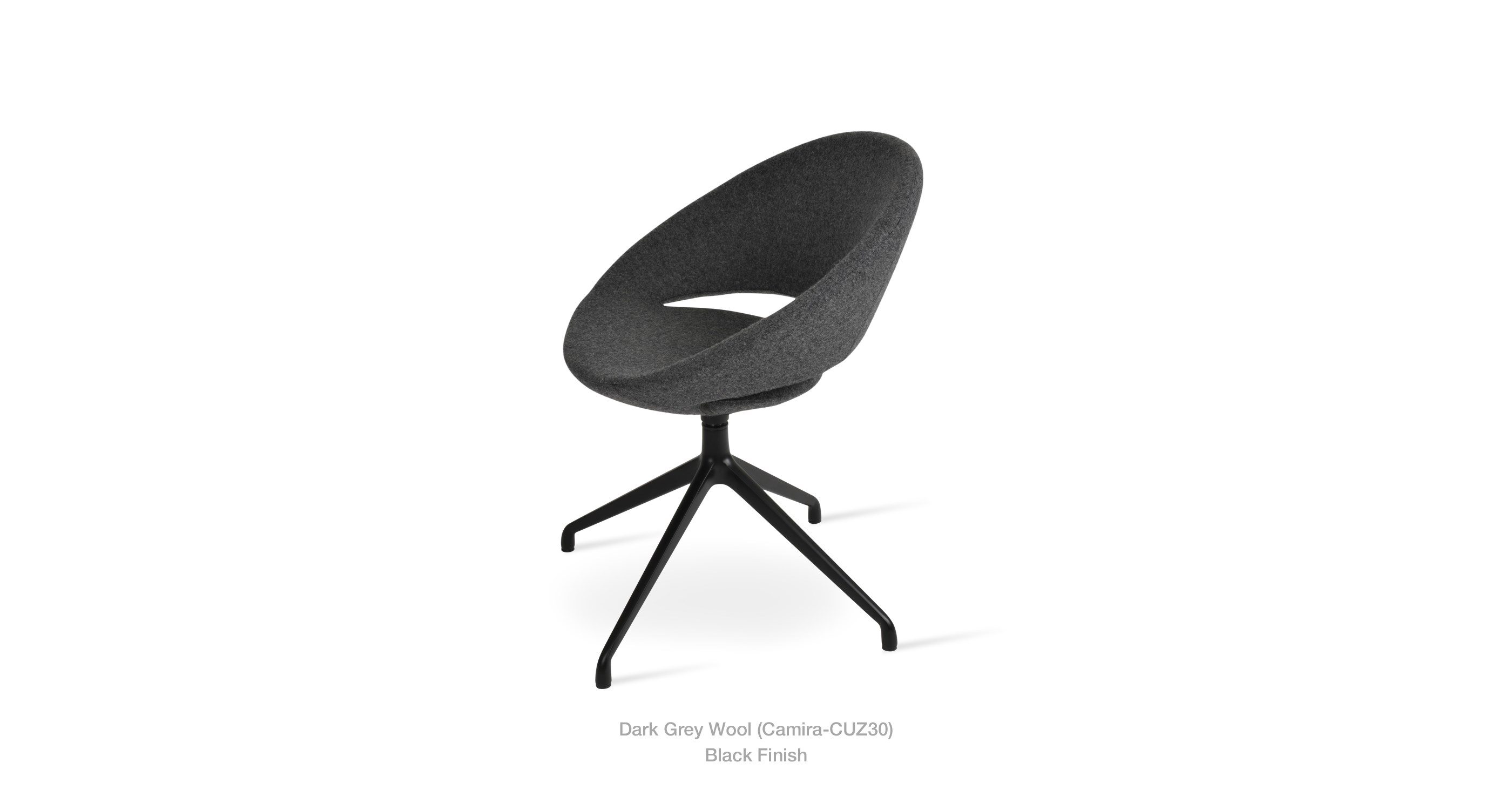 dark grey wool