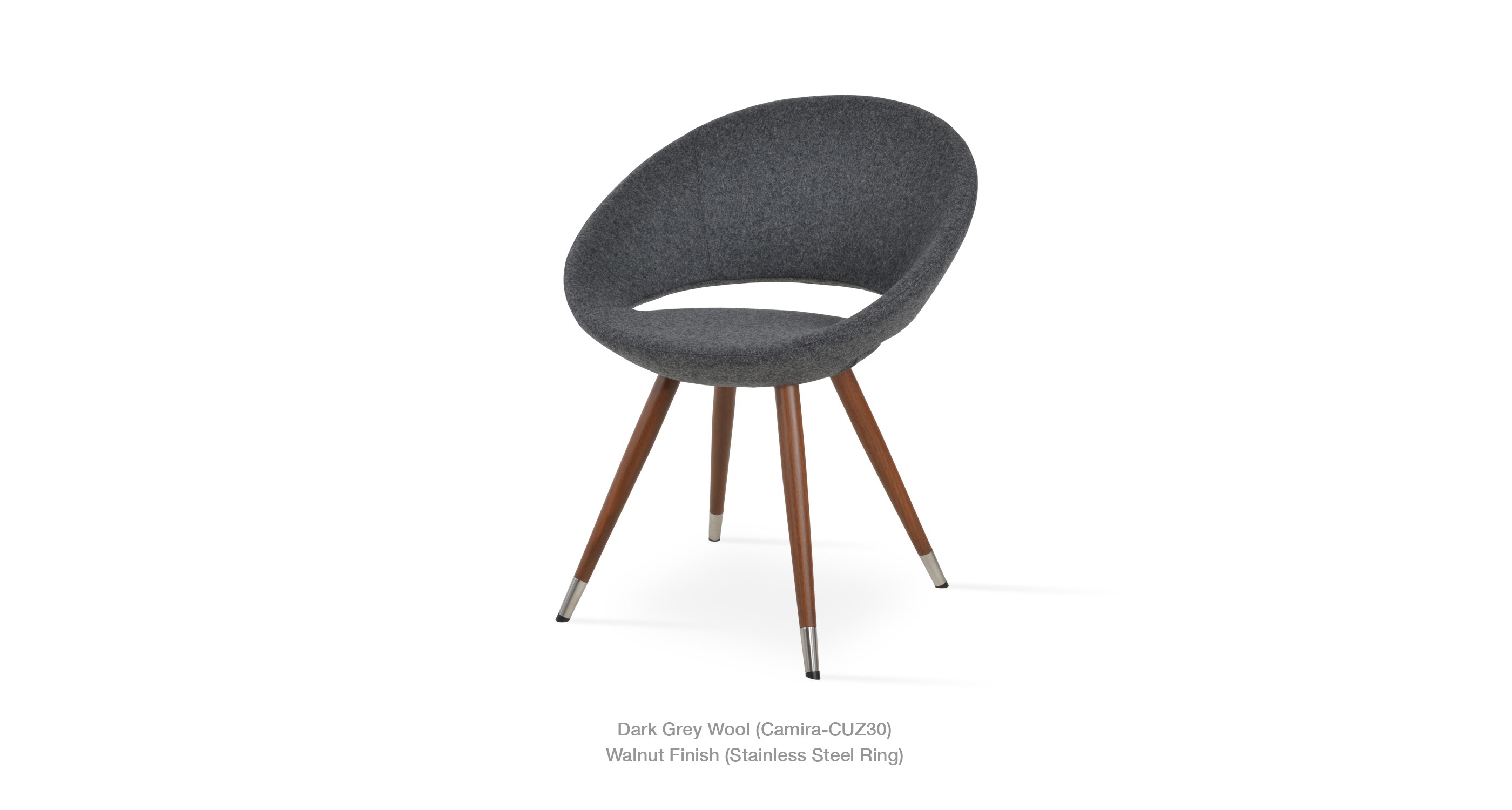 dark grey wool