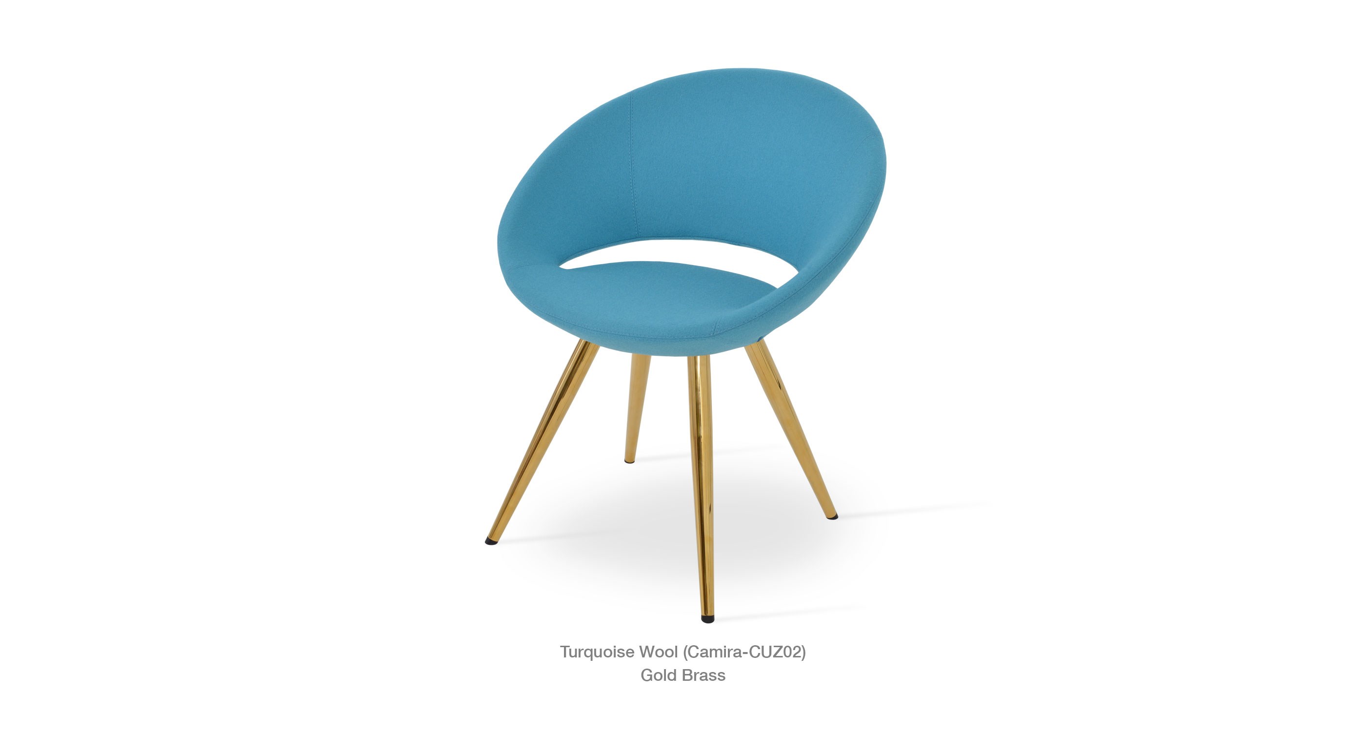 Turquoise - gold brass
