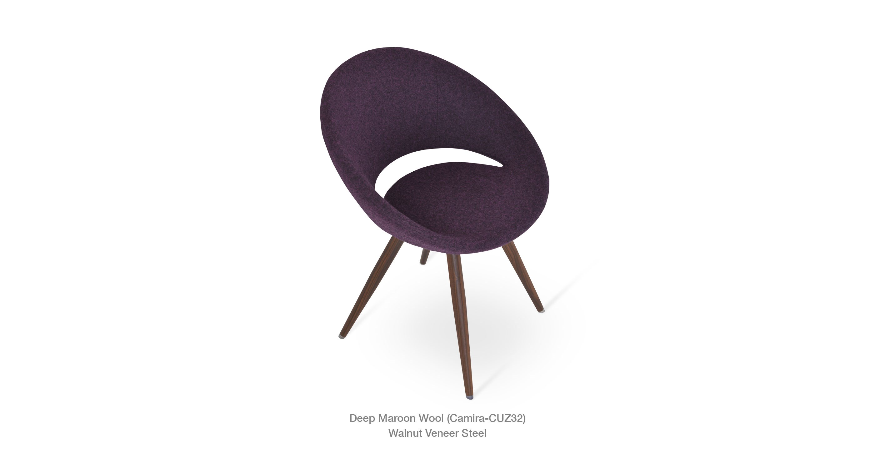 deep maroon - walnut