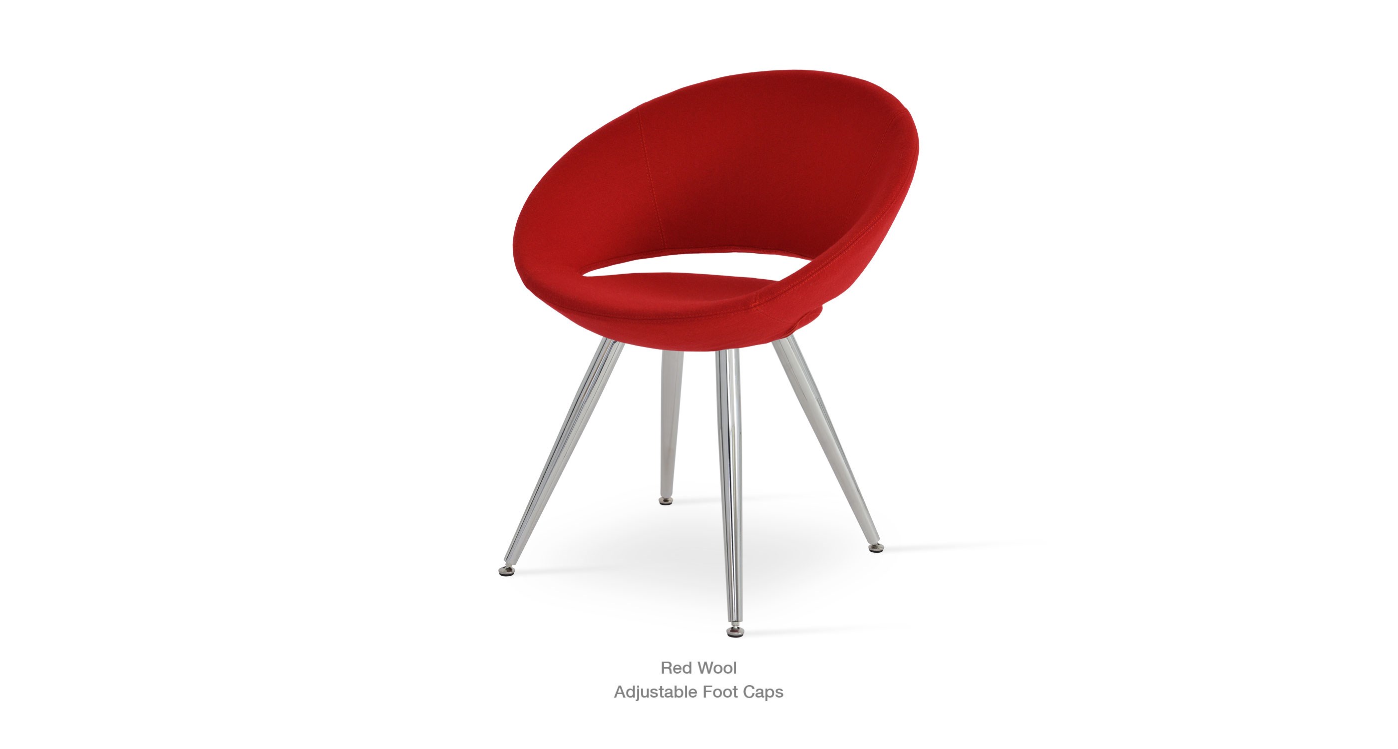 Crescent Star - Red Wool