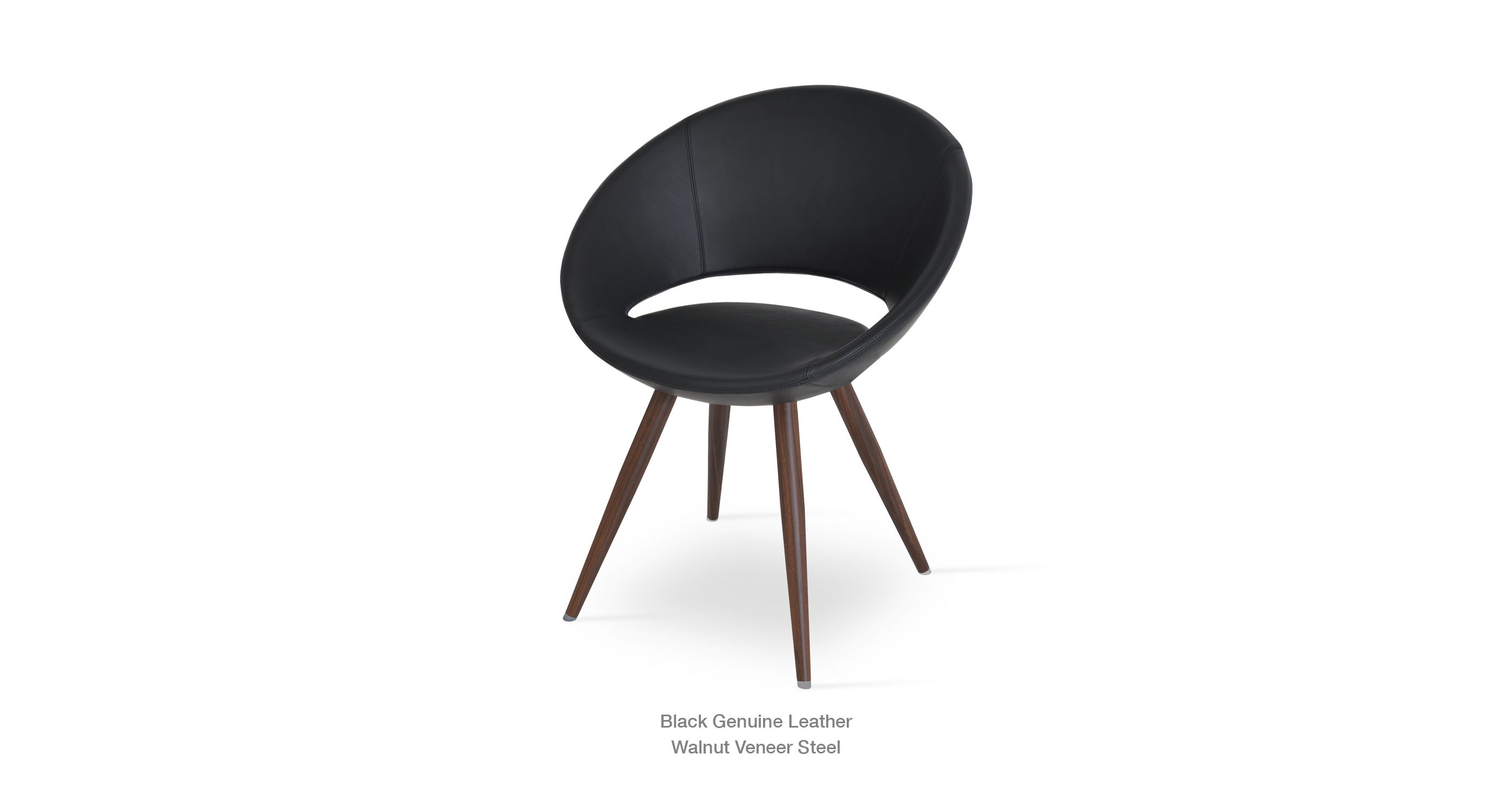 black Genuine Leather