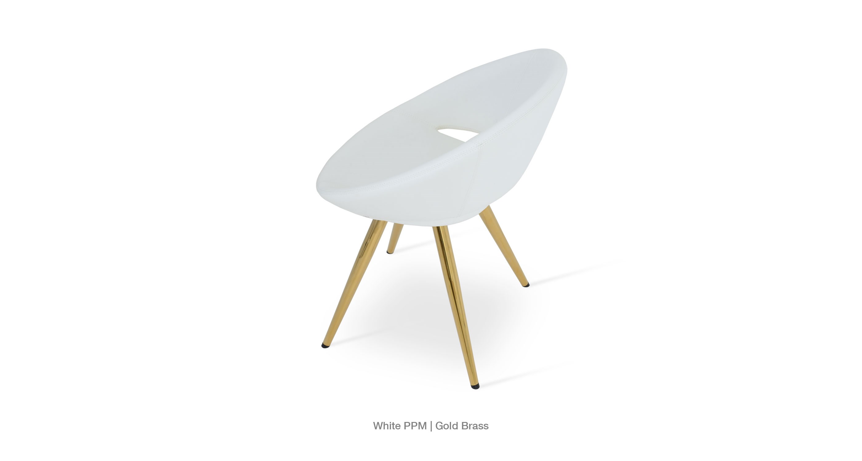 Crescent Star - White PPM - gold