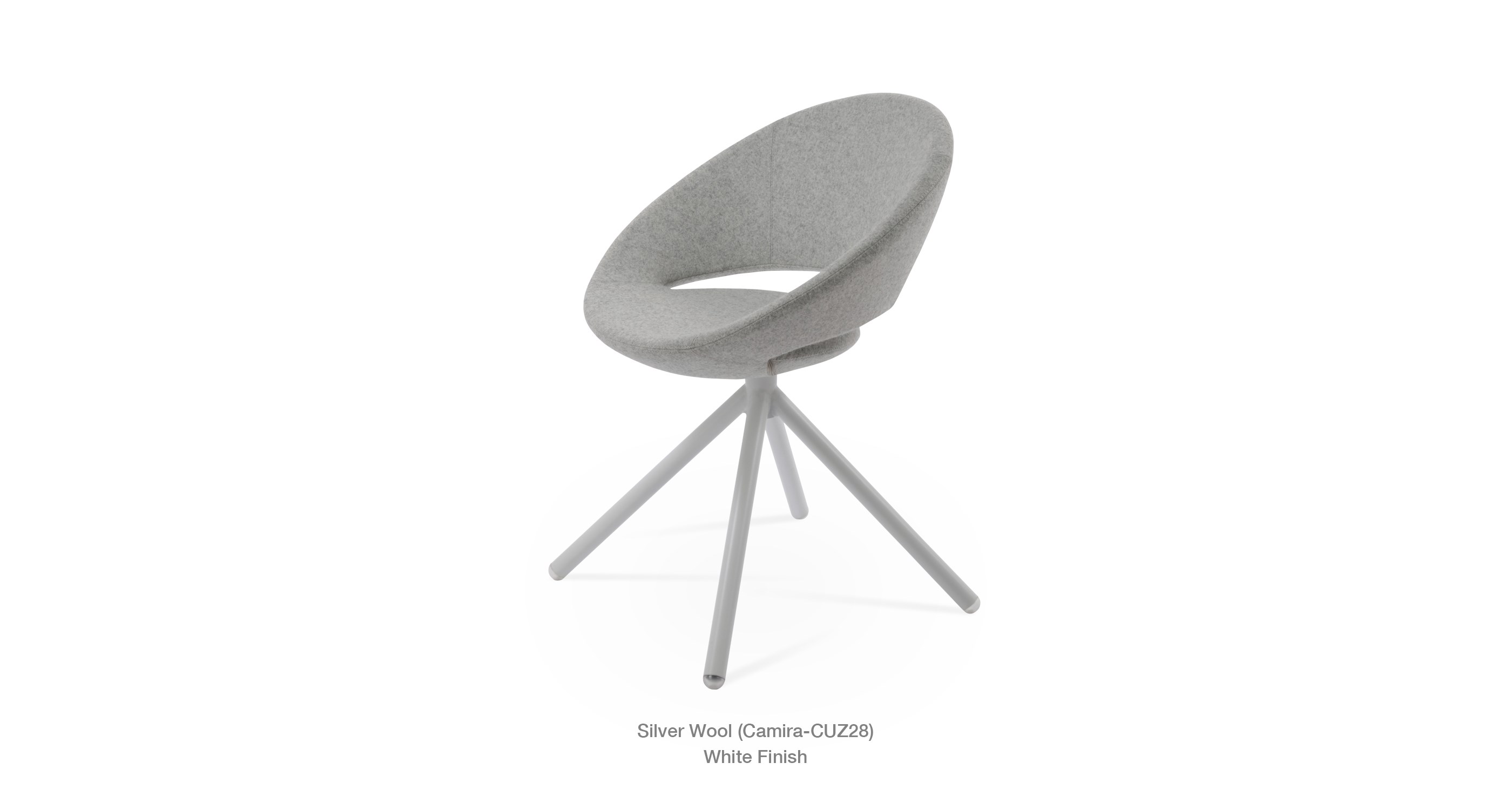 silver wool - white base