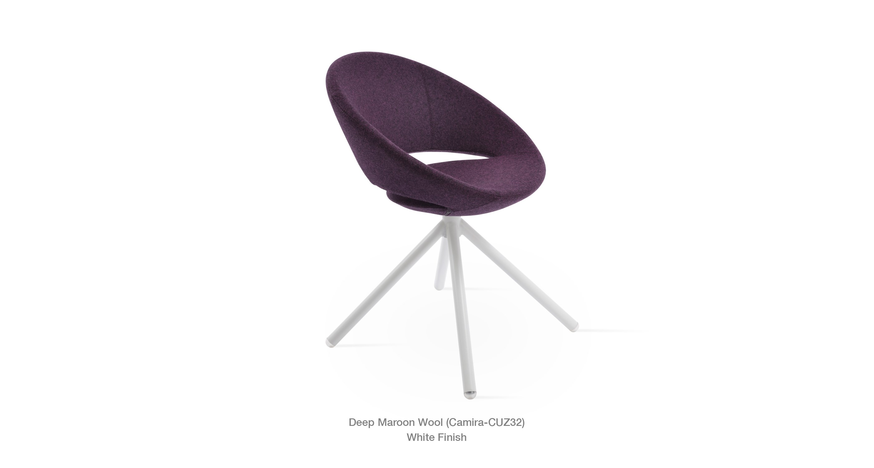 deep maroon - white