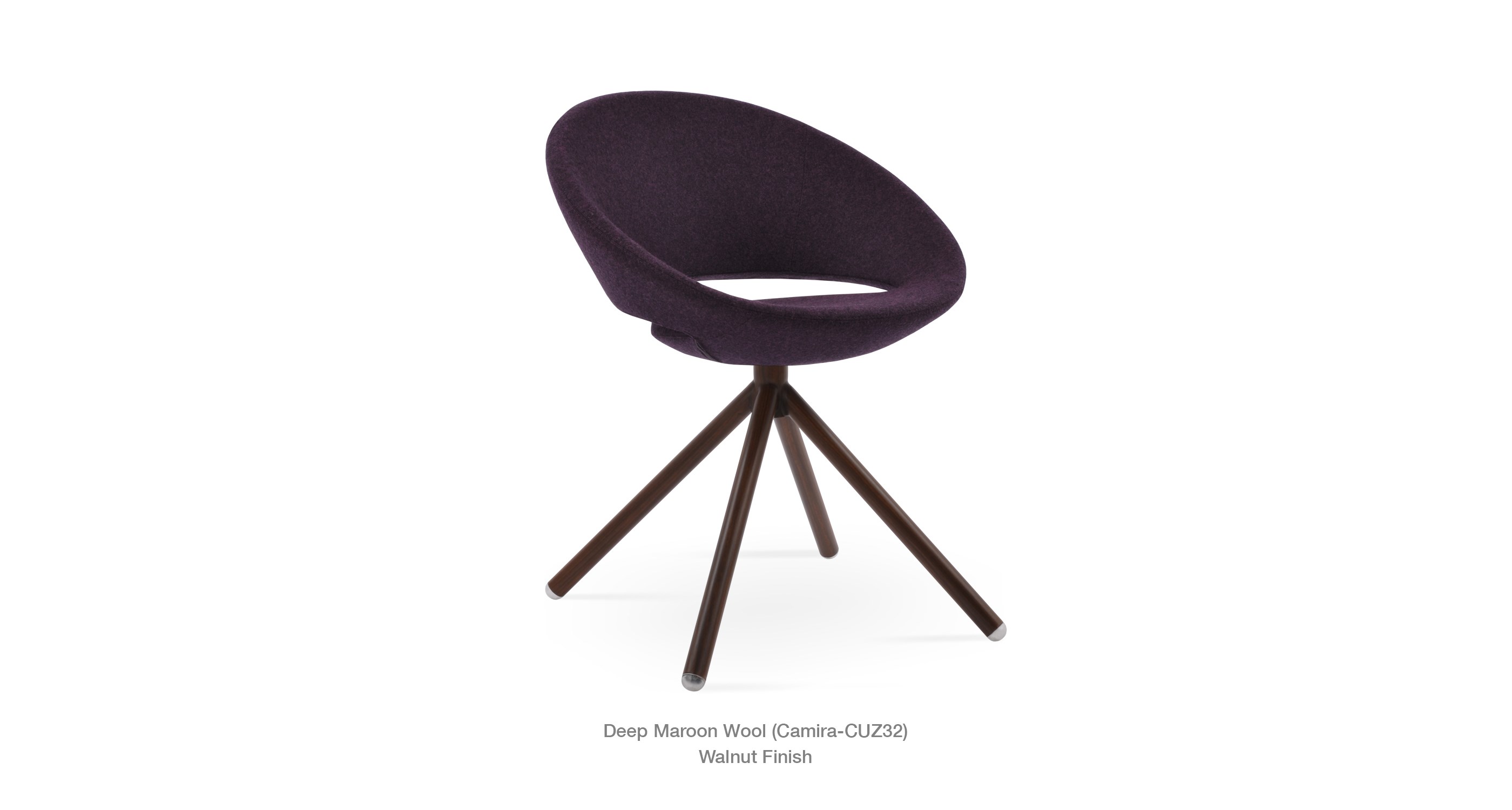 deep maroon - walnut