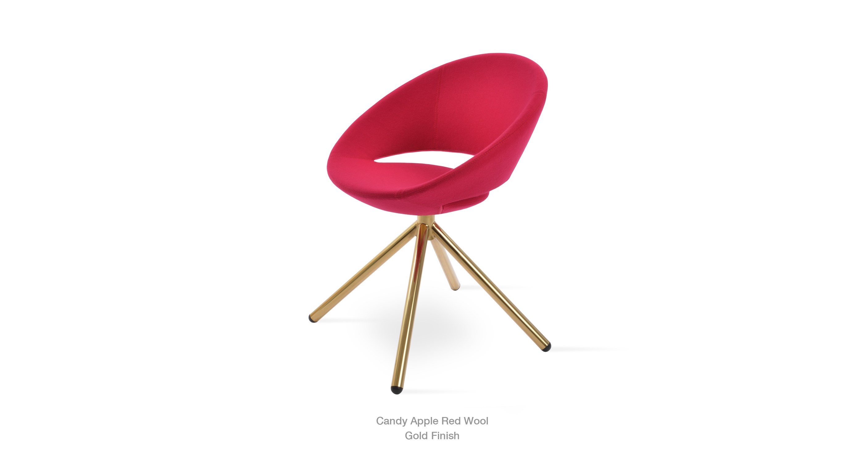 pink wool - gold