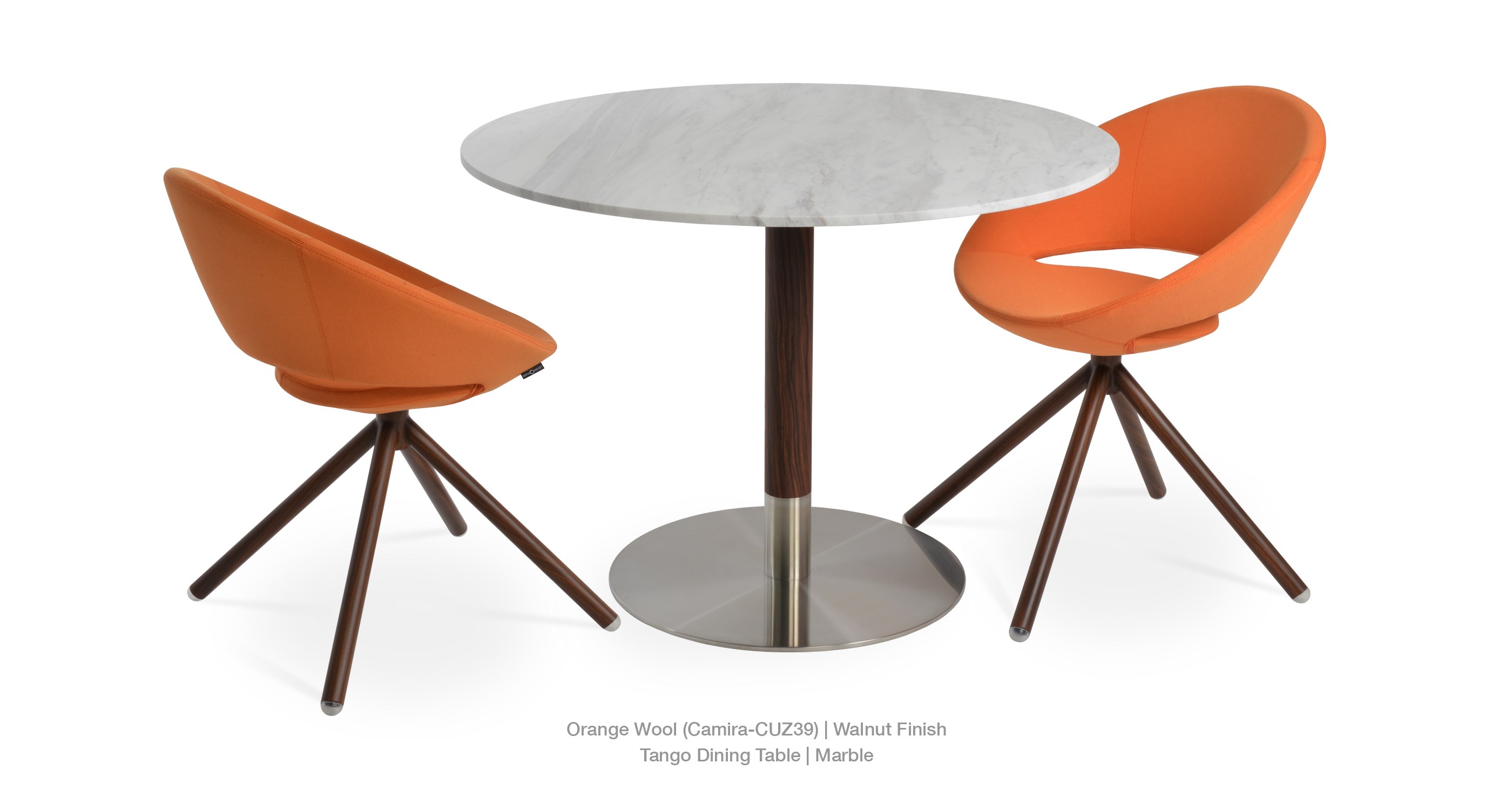 crescent stick orange - tango marble