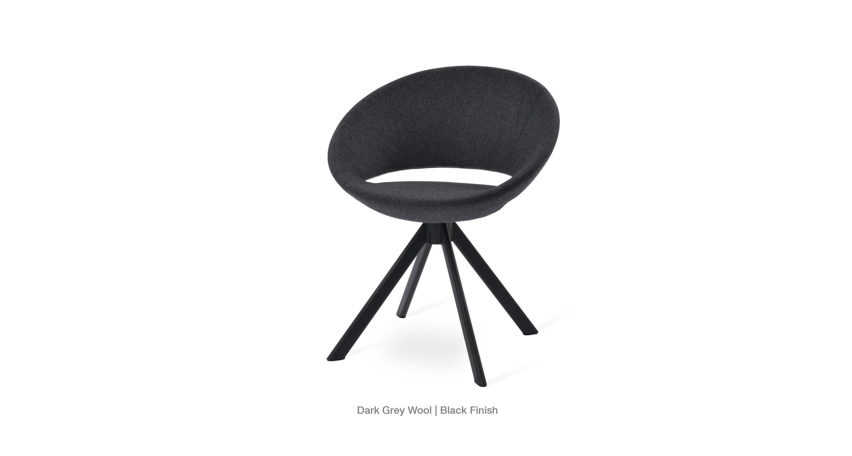 dark grey wool