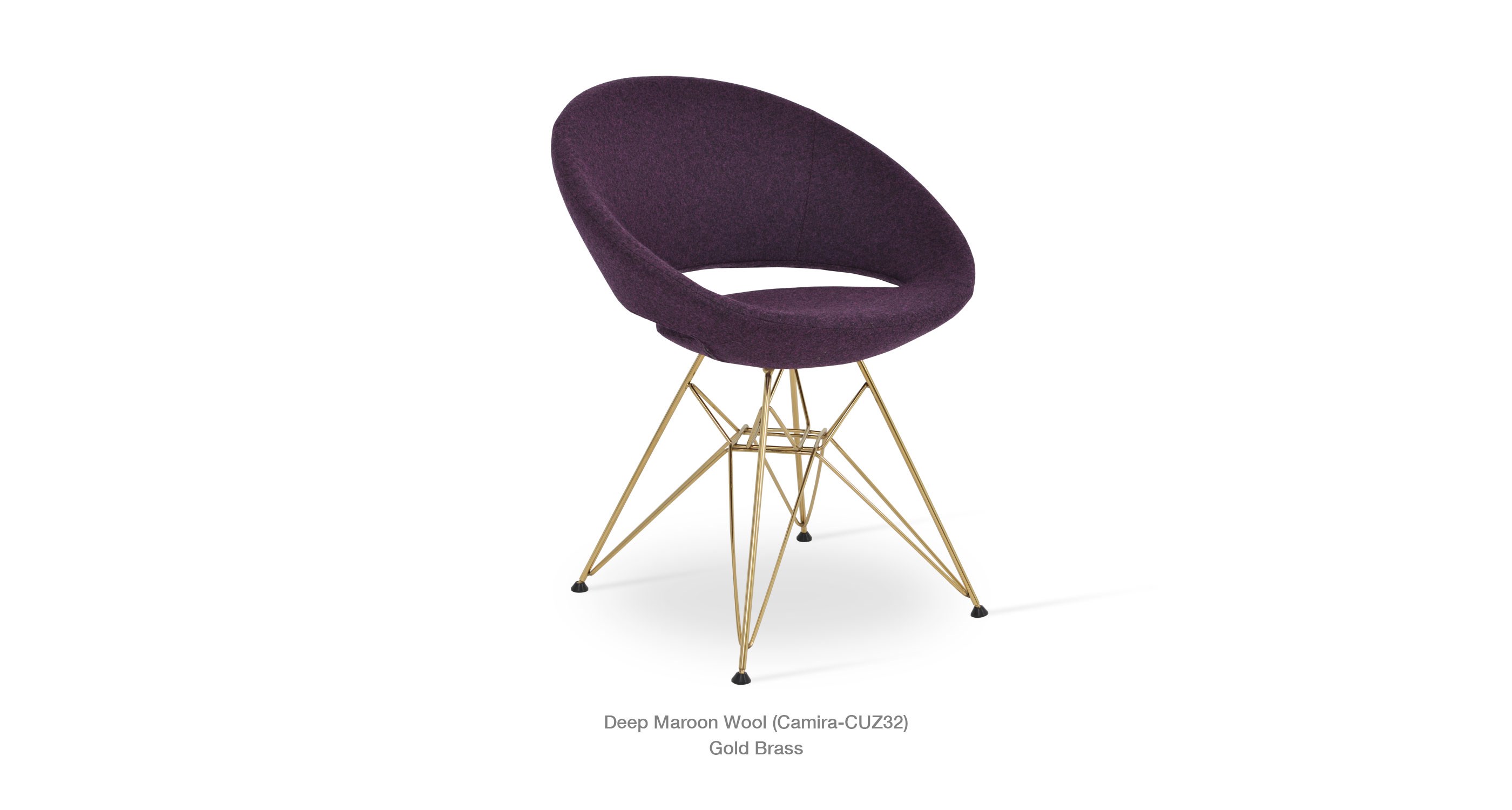 Deep Maroon Camira - gold