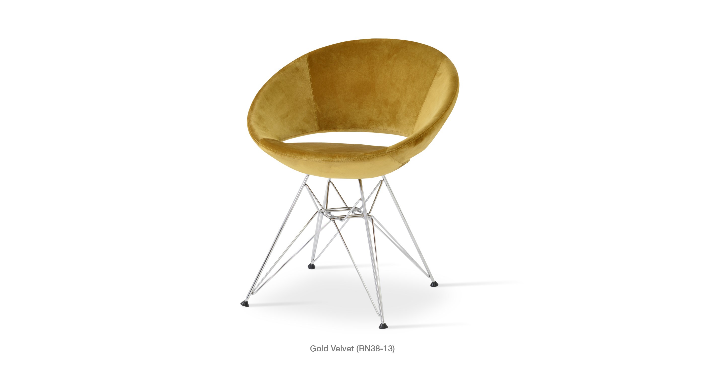 Crescent Tower Gold Velvet